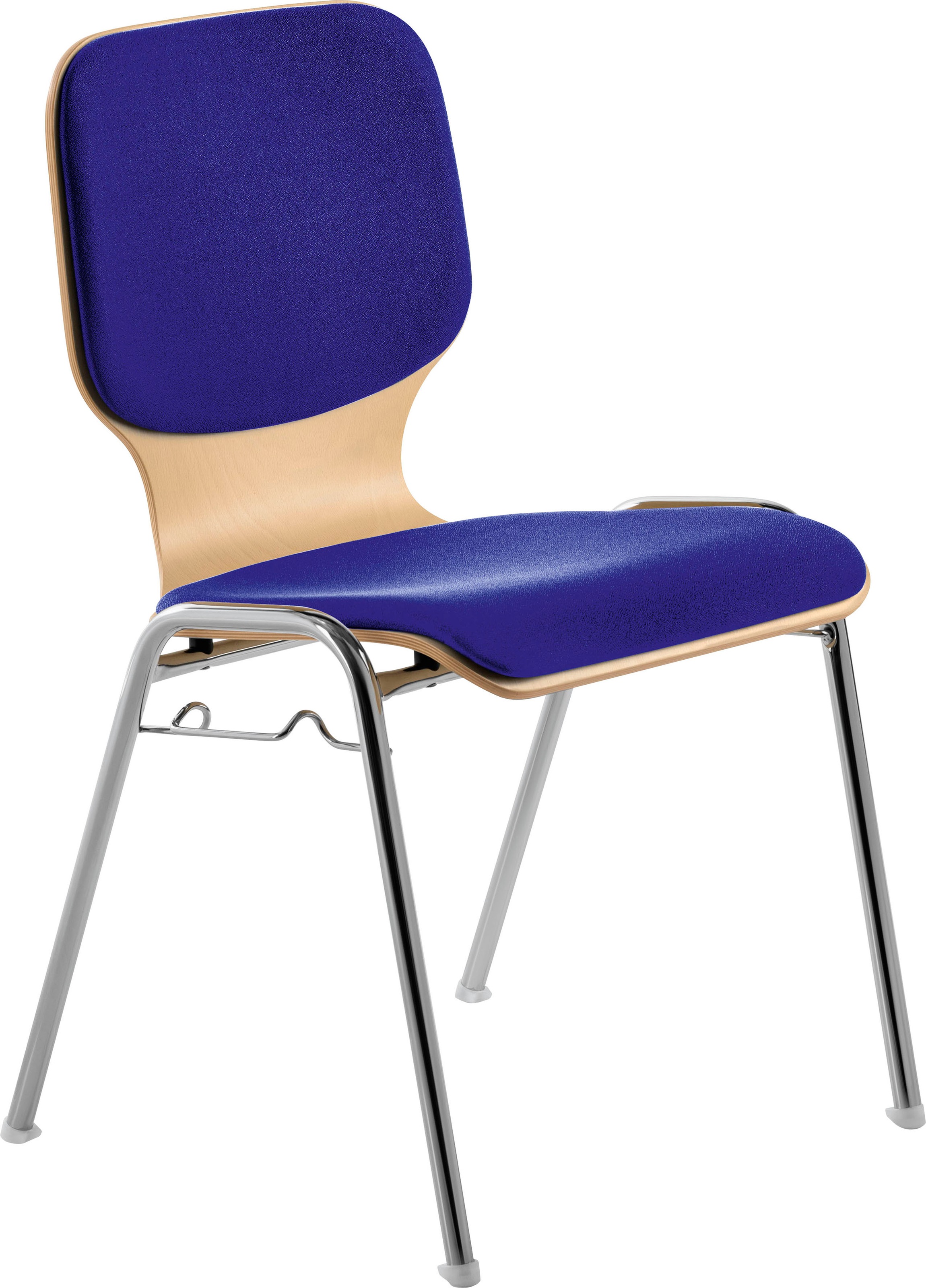 Mayer Sitzmöbel Besucherstuhl »2116«, Struktur (100% Polyester), Stapelstuhl stapelbar bis 10 Stk.