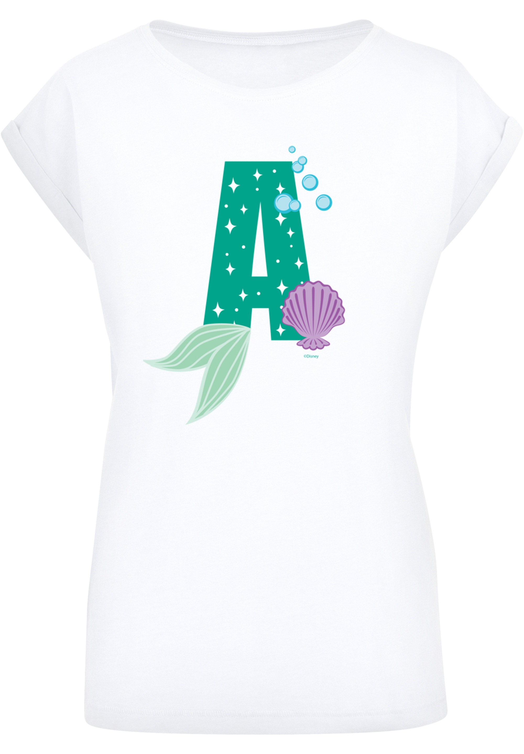 F4NT4STIC T-Shirt »Disney Alphabet A Is For Arielle die Meerjungfrau«, Print