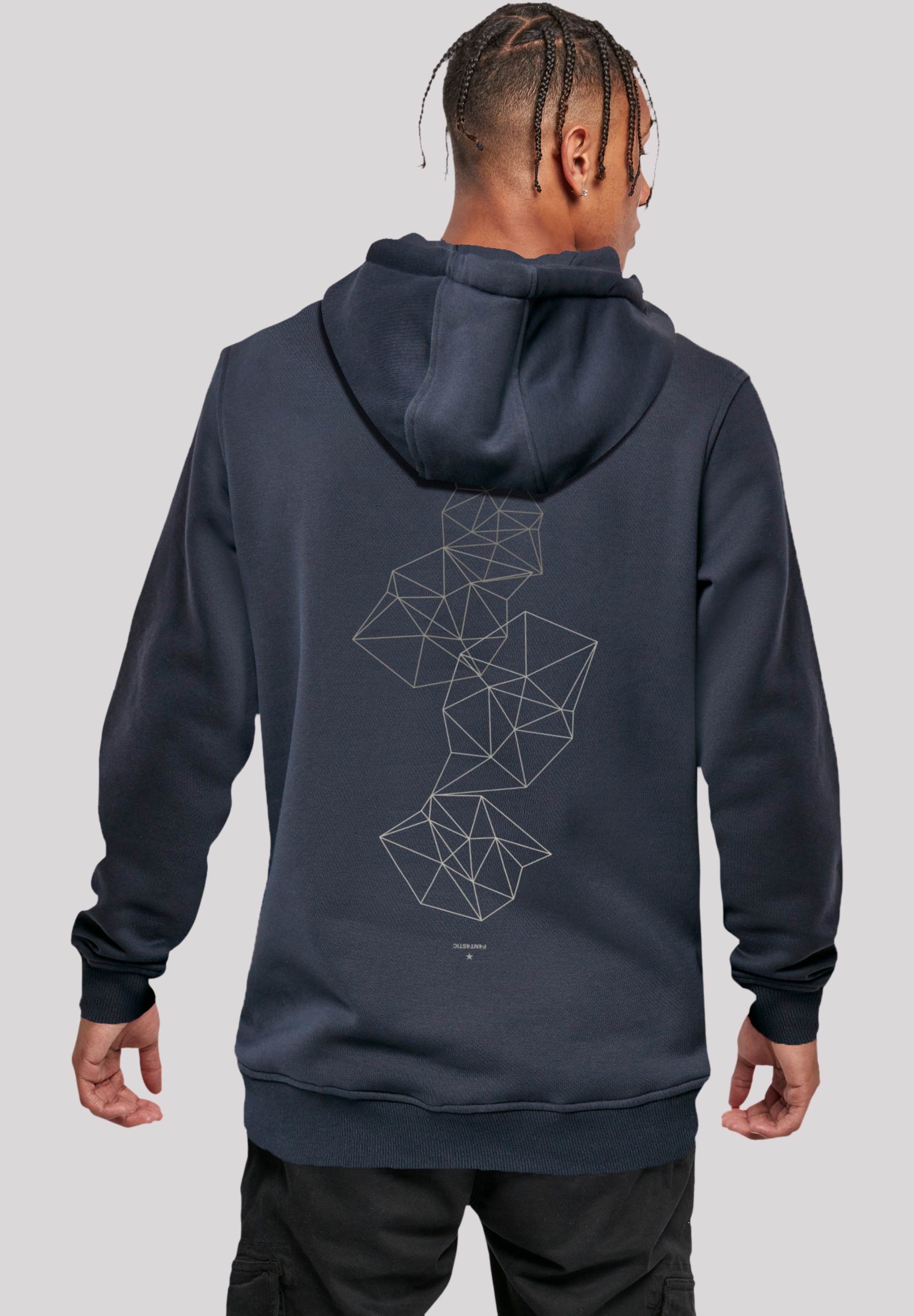 F4NT4STIC Kapuzenpullover "Geometrics Abstract", Print