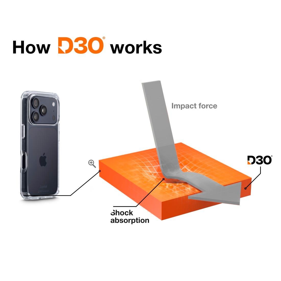 Hama Smartphone-Hülle »Handyhülle „Extreme Protect“ für iPhone 17 Pro (stoßfest, sturzsicher)« kratzfest, Anti-Vergilbung