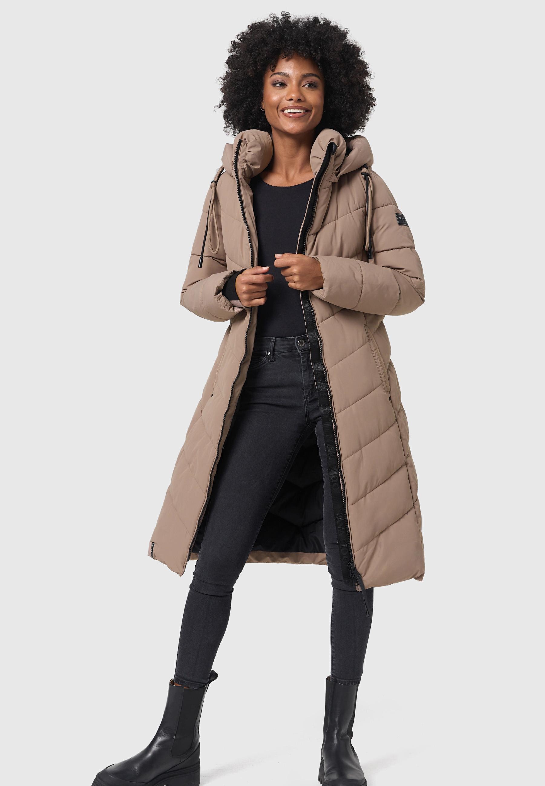 Navahoo Steppmantel »Sahnekatzii XIV«, Schicker Wintermantel mit kuschlig warm wattiertem Kragen