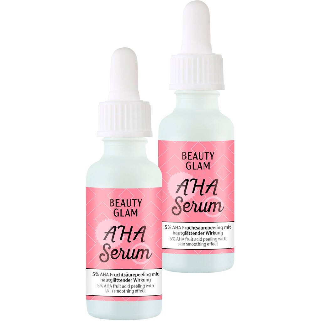 BEAUTY GLAM Gesichtspflege-Set »AHA Serum«, (2 tlg.)