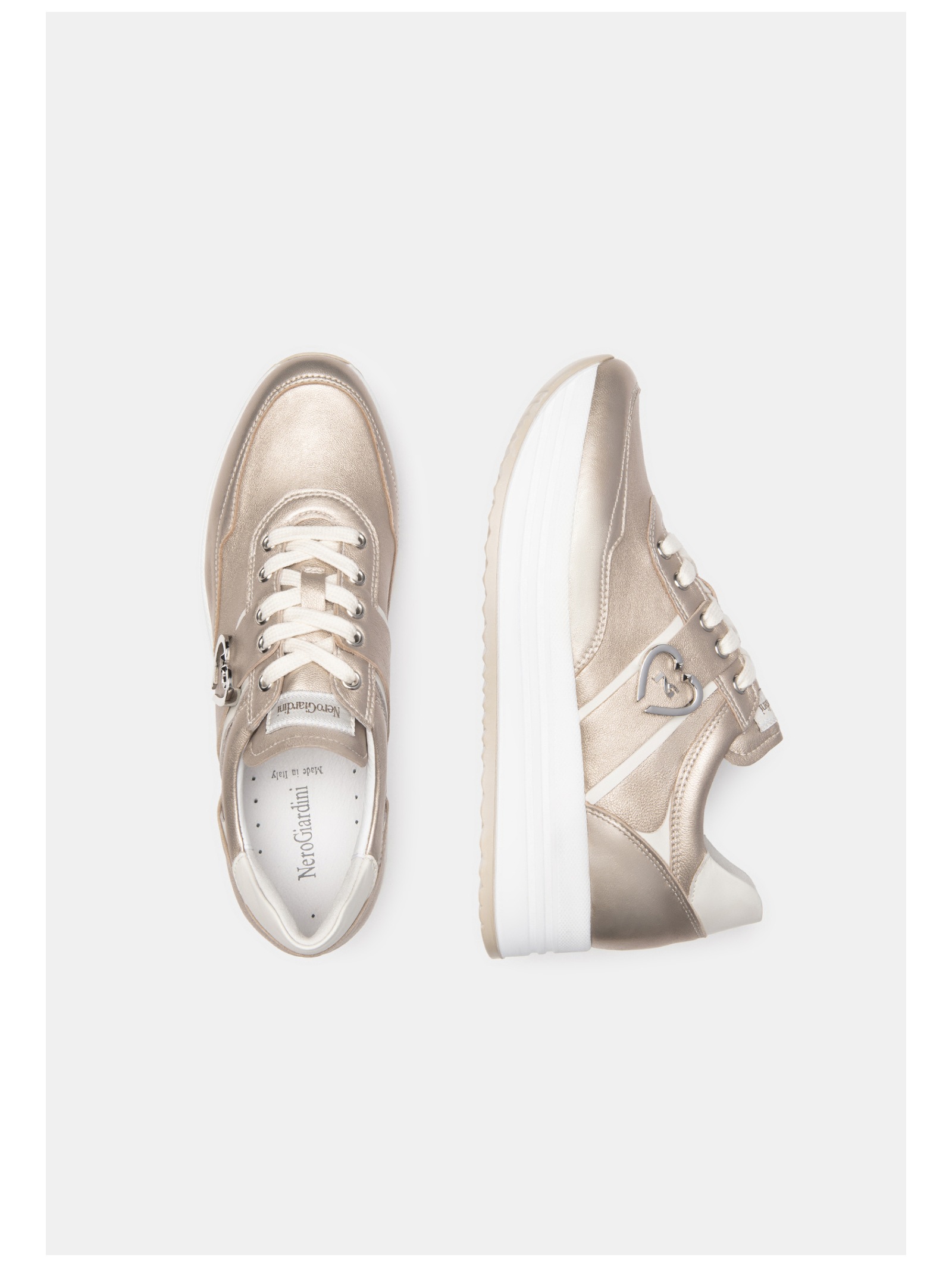 Nero Giardini Plateausneaker »Nero Giardini Sneaker Lederimitat«