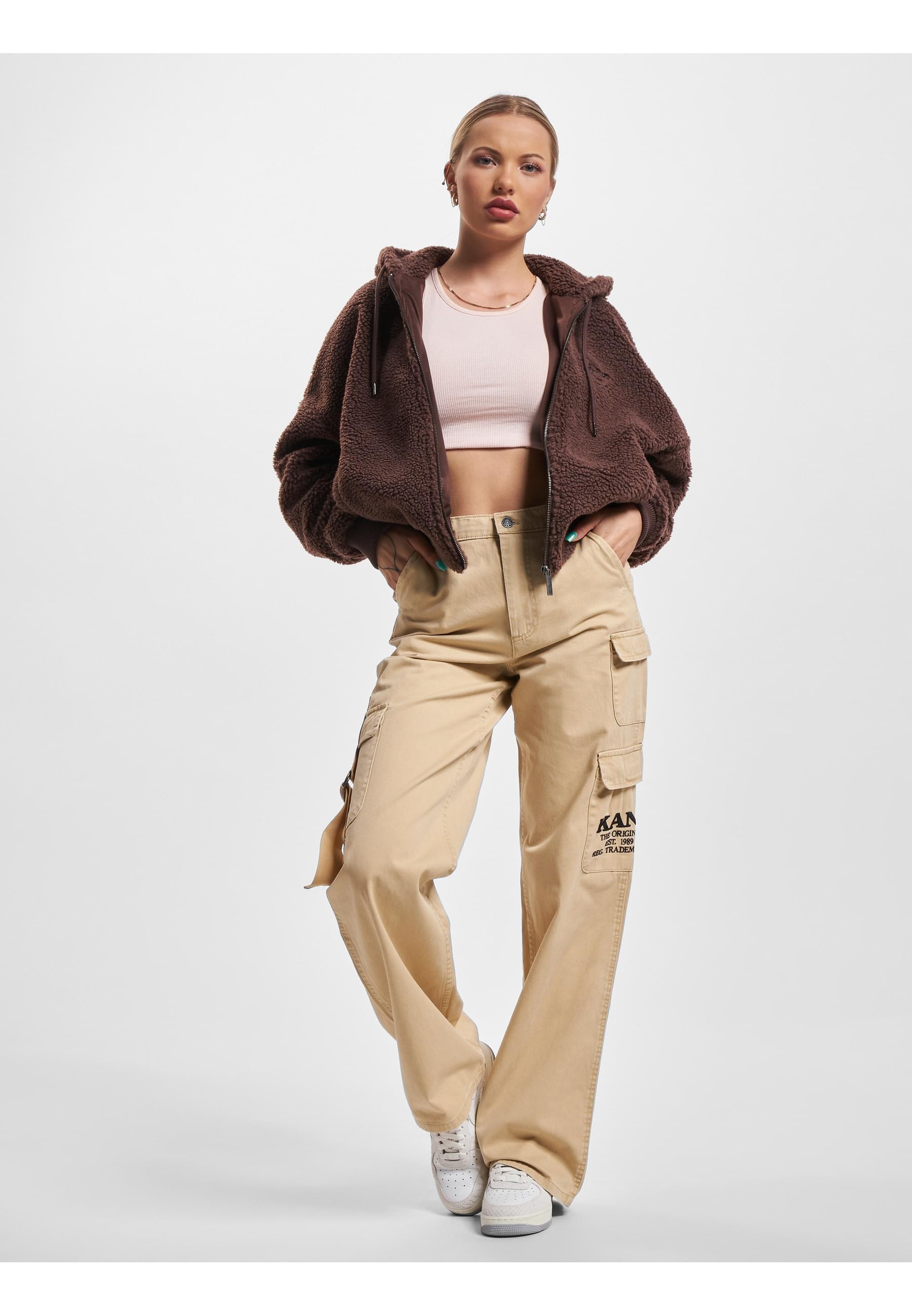 Karl Kani Cargohose »Karl Kani Damen KW233-019-2 KK Retro Washed Cargo Pants«, (1 tlg.)