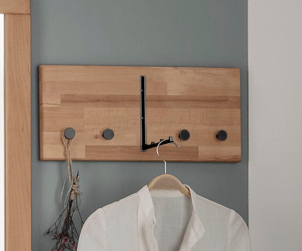 Home affaire Hakenleiste "Dura" aus FSC-zertifiziertem Massivholz, Breite 50 oder 80 cm