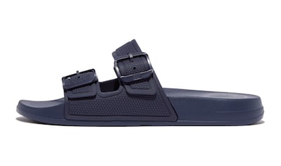 Pantolette »IQUSHION TWO-BAR BUCKLE SLIDES«, Sommerschuh, Schlappen, Badeschuh mit...