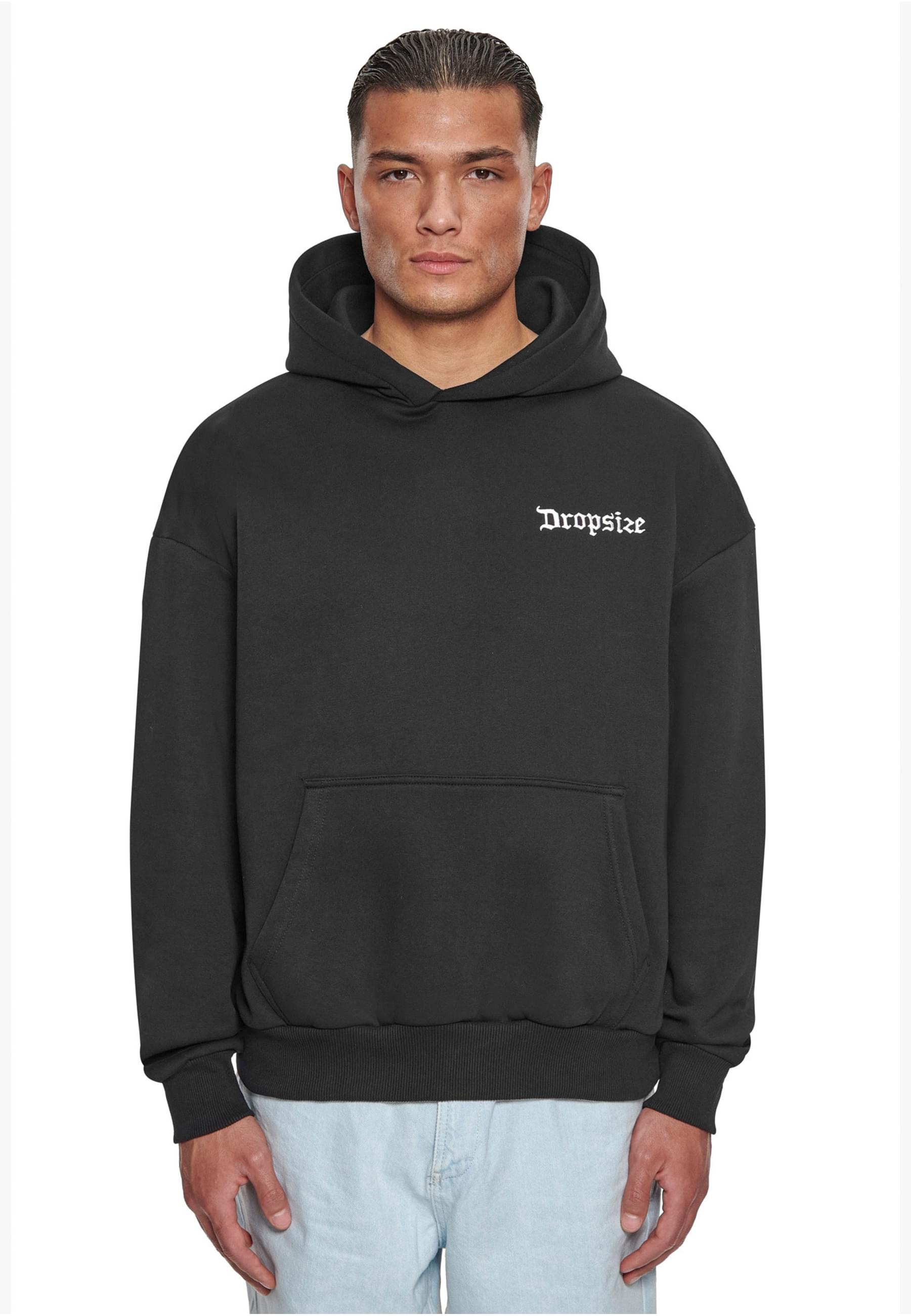 Dropsize Kapuzensweatshirt »Dropsize Herren Dropsize Heavy Oversize Blurred Logo Hoodie«, 1 Stk.
