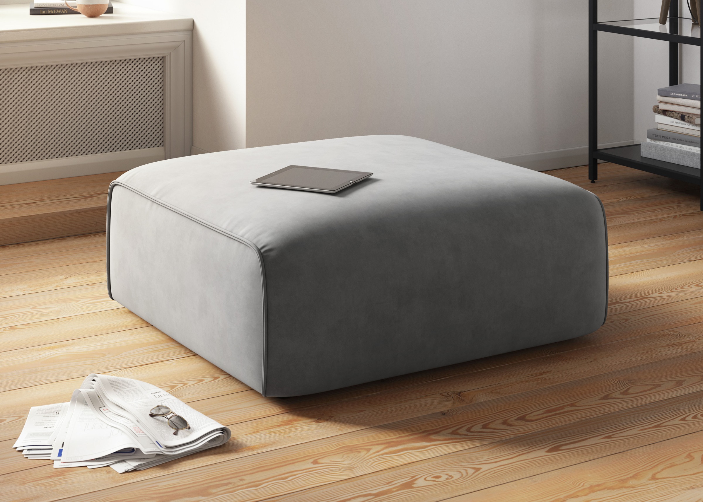 OTTO home "Merid Sitzhocker, Maße B/T/H: 97/97/43 cm" als Modul oder separa günstig online kaufen