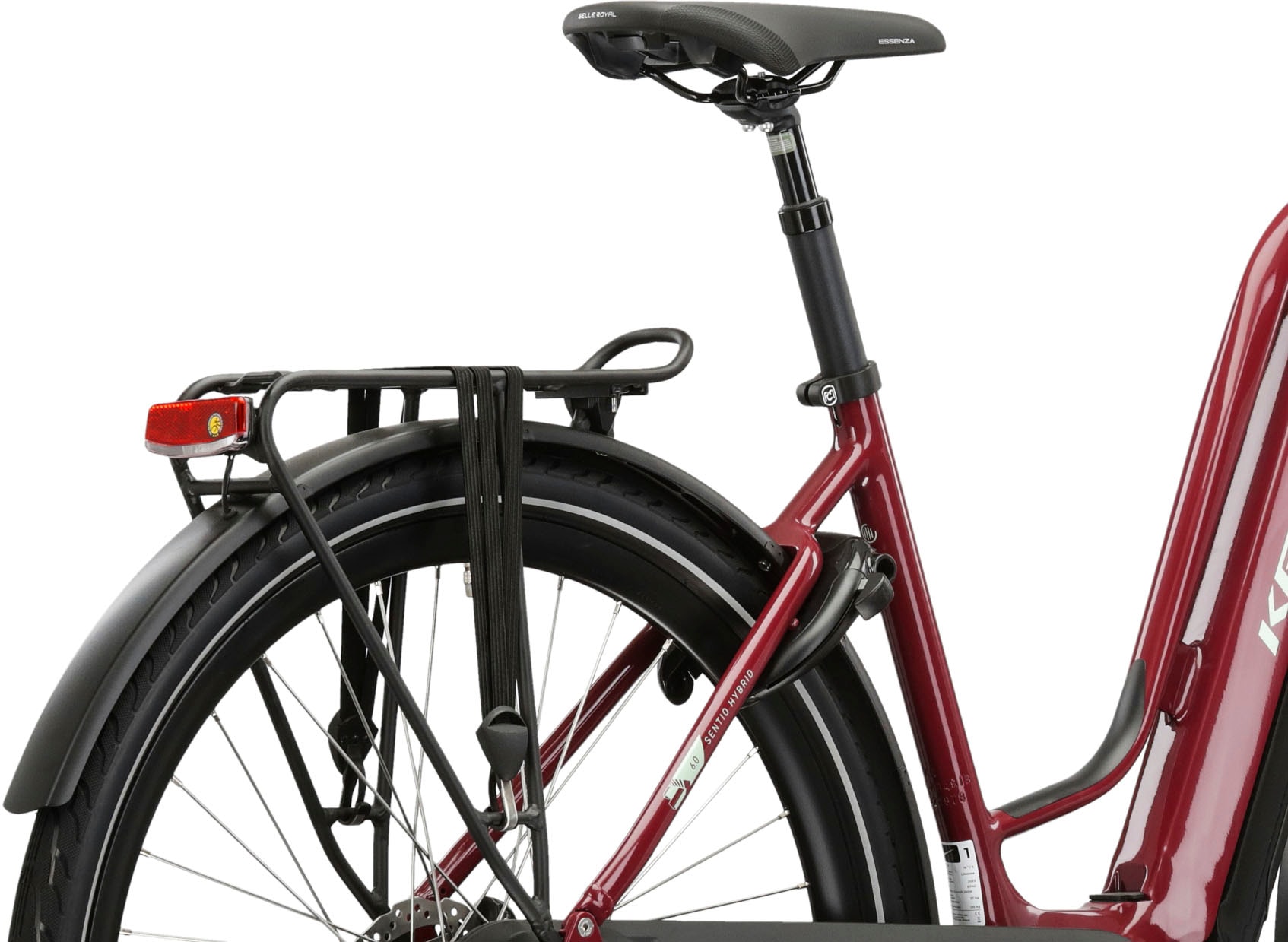Kross E-Bike »E-Citybike Damen Sentio 6.0 28" rot«, 8 Gang, Shimano, Nexus, Mittelmotor 250 W
