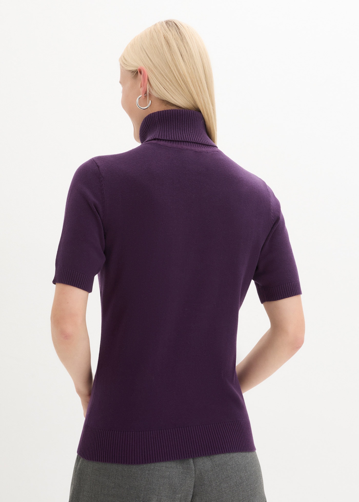 bonprix Rollkragenpullover »Rollkragenpullover, Kurzarm« Rollkragenpullover, Kurzarm