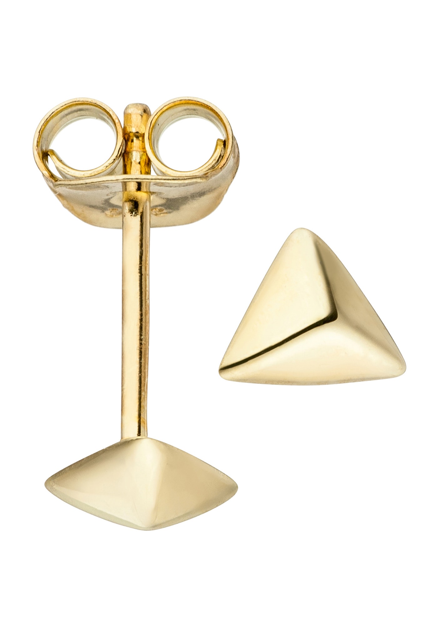 JOBO Paar Ohrstecker »Ohrringe dreieckig«, kaufen vergoldet online 925 Silber | BAUR