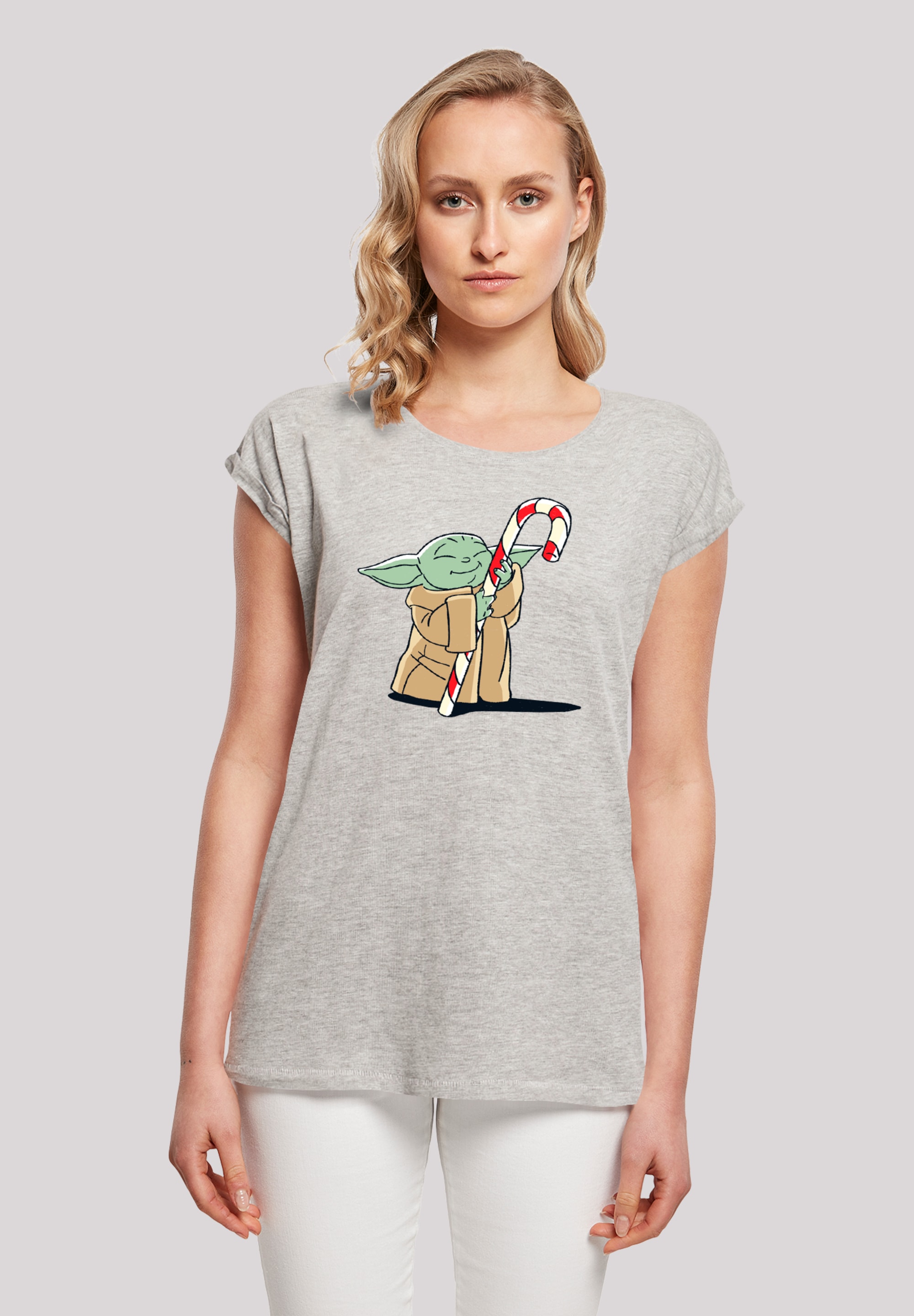 F4NT4STIC T-Shirt "Star Wars Grogu Loves Candy stick", Premium Qualität günstig online kaufen