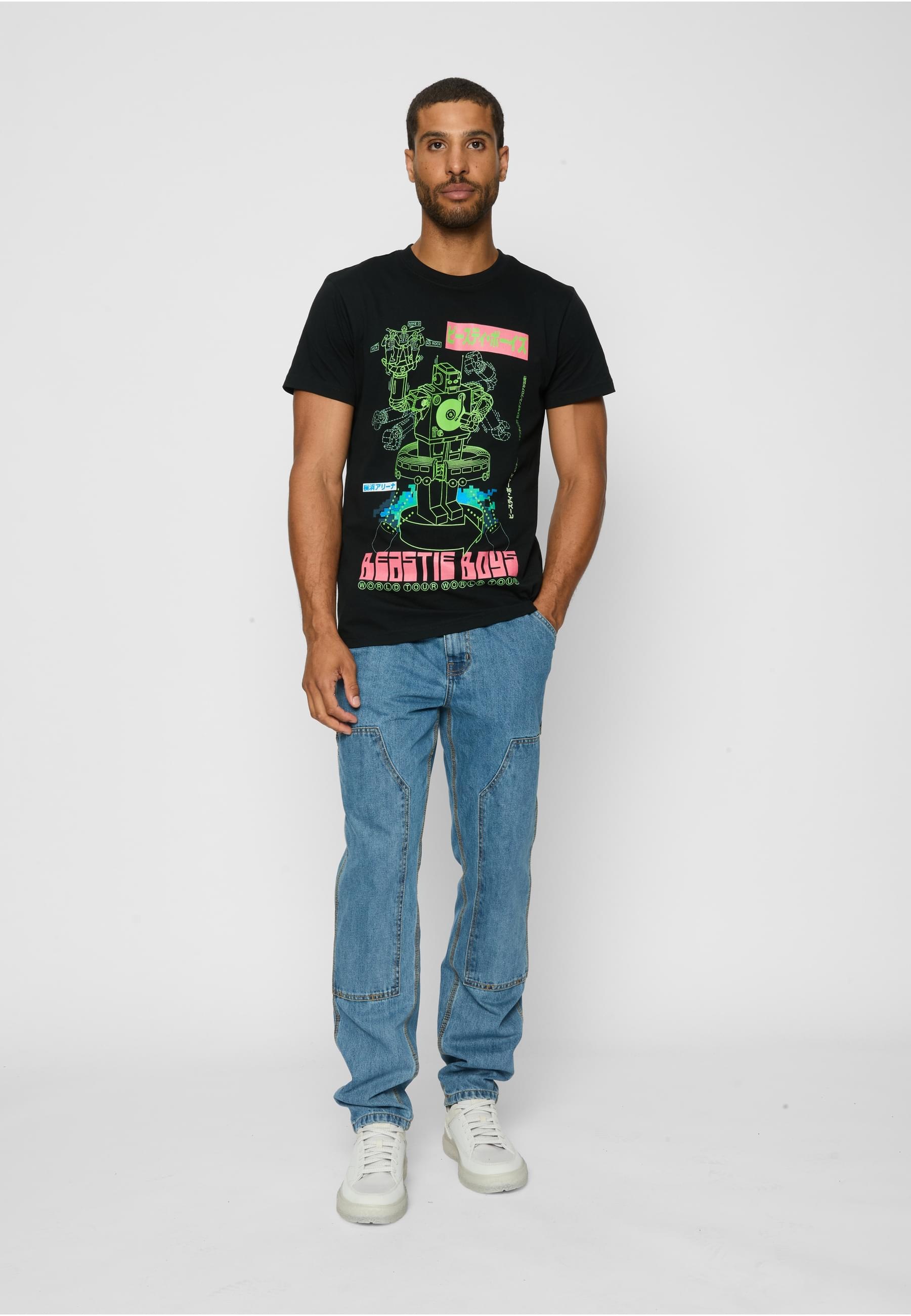 MisterTee Kurzarmshirt »MisterTee Unisex Beastie Boys Robot Tee«, (1 tlg.)
