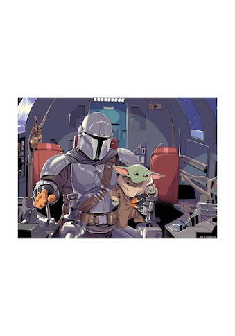 Wandbild »Mandalorian The Child Cockpit«, Disney-Star Wars, (1 St.), Kinderzimmer,...