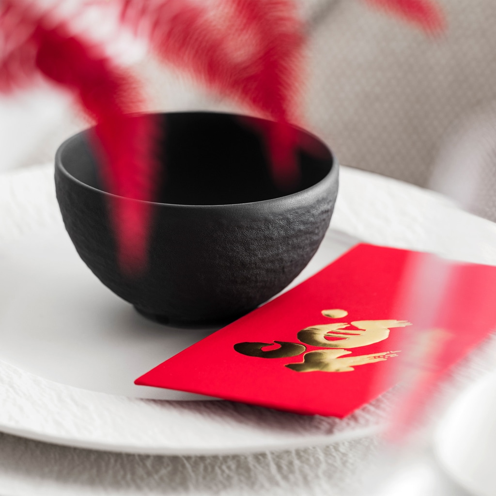 Villeroy & Boch Schale »Reisbols Manufacture Rock ø 10,8 cm 4er Set schwarz«