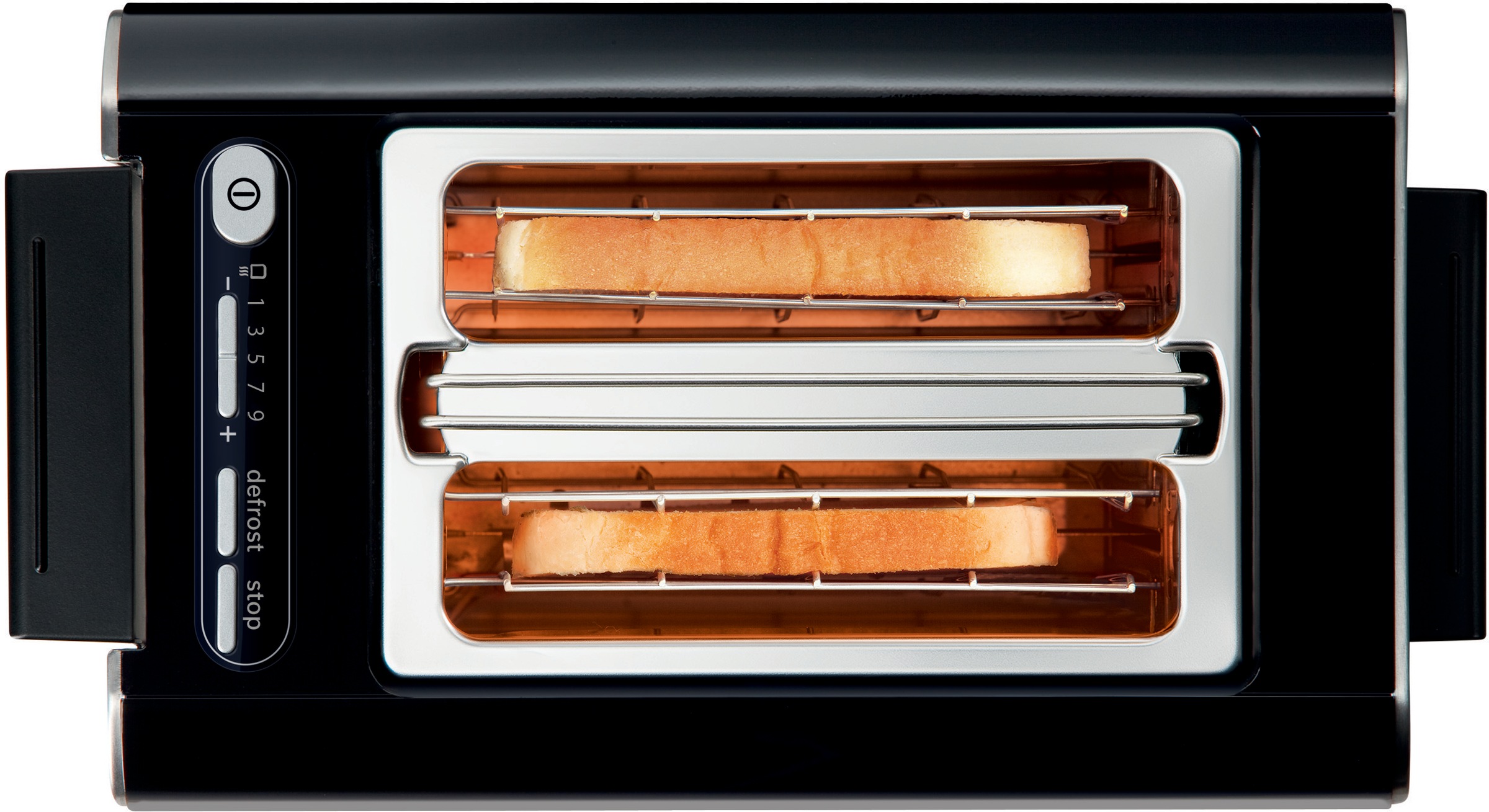BOSCH Toaster »Styline TAT8613N, integrierter Brötchenaufsatz, Liftfunktion,«, 860 W, Auftaufunktion, Abschaltautomatik, Brotzentrierung, Edelstahl/schwarz
