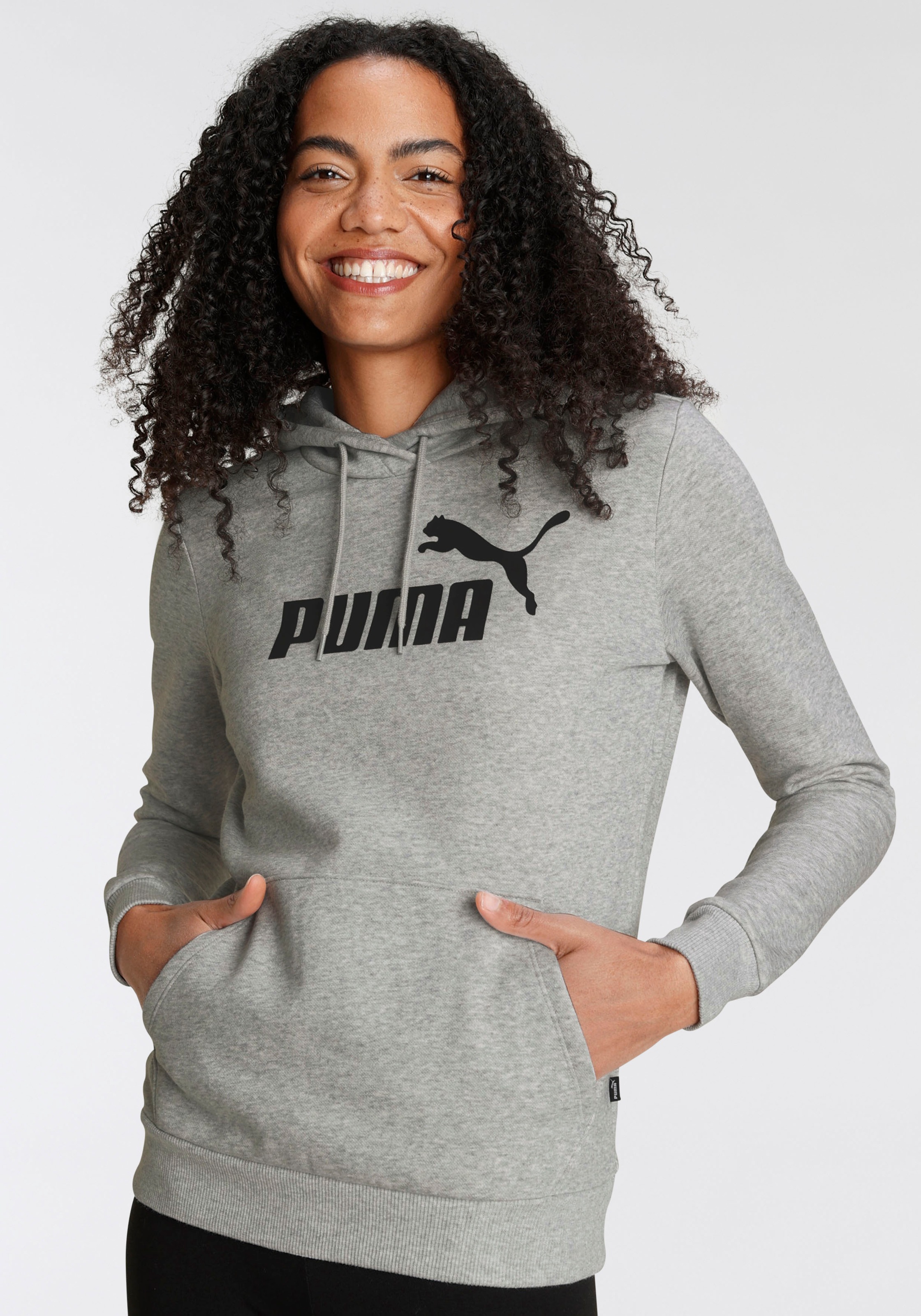 PUMA Kapuzensweatshirt "ESS LOGO HOODIE FL", mit gefütterter Kapuze, mit Kä günstig online kaufen