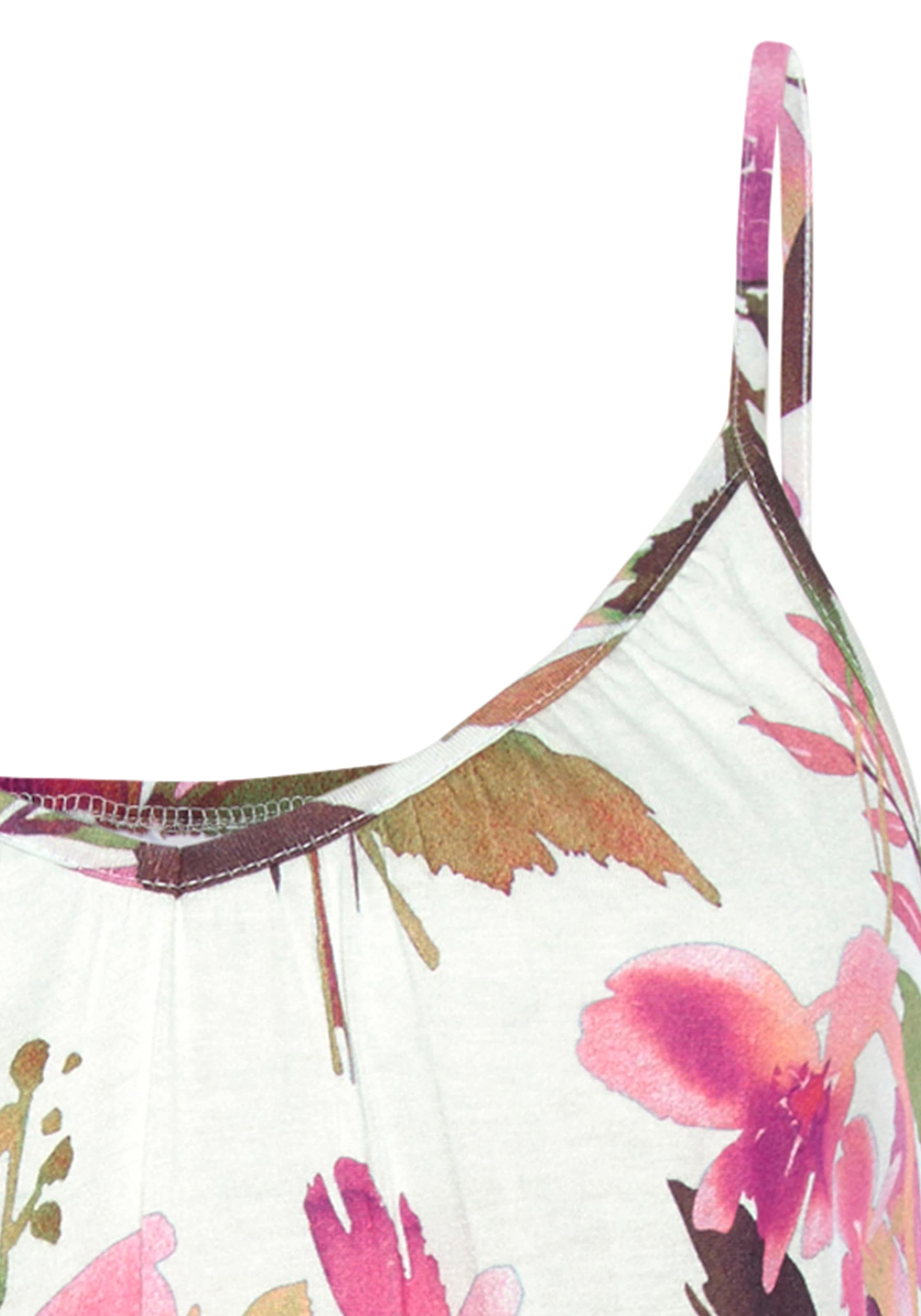 Beachtime Jerseykleid, mit Blumendruck bestellen | BAUR
