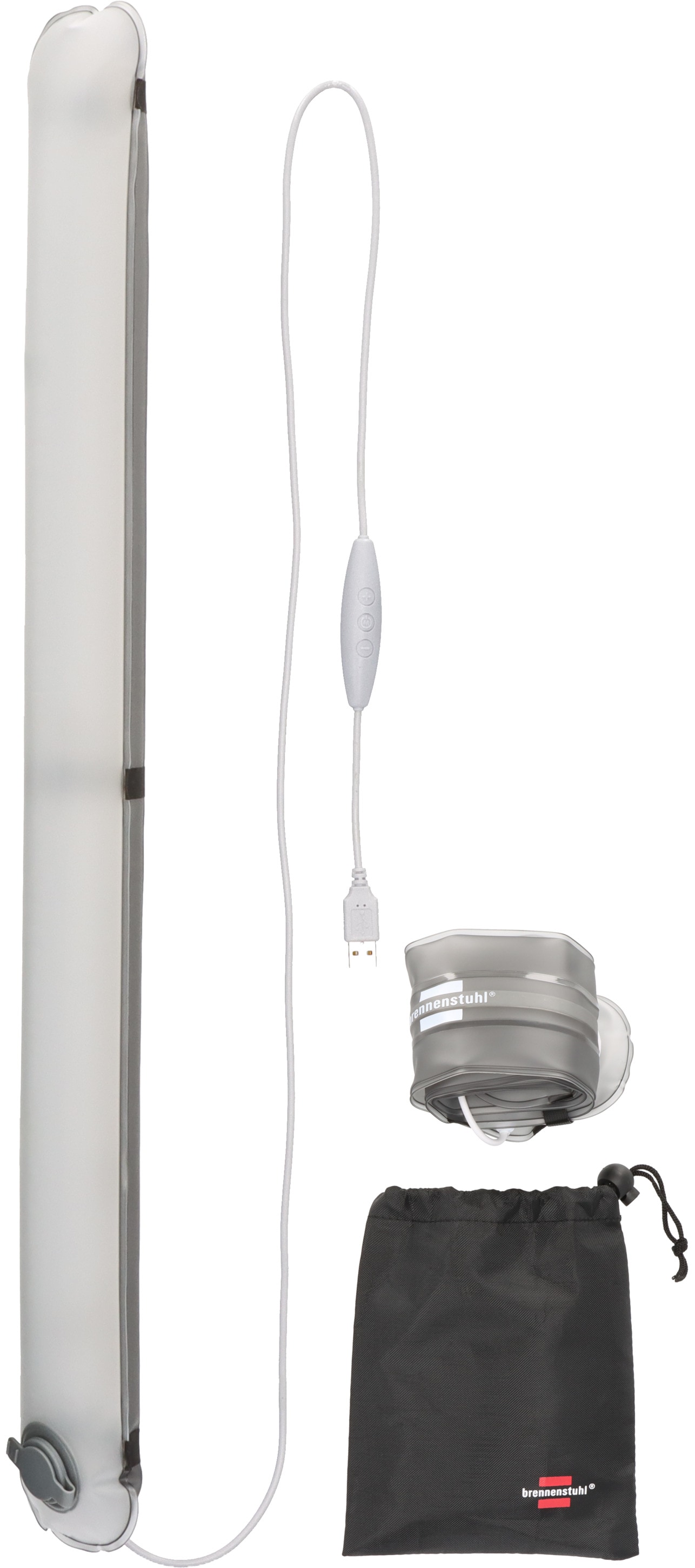Brennenstuhl LED Gartenleuchte "OLI Air 1", Leuchtmittel LED-Modul  LED fest integriert, aufblasbar, stufenlos dimmbar, 