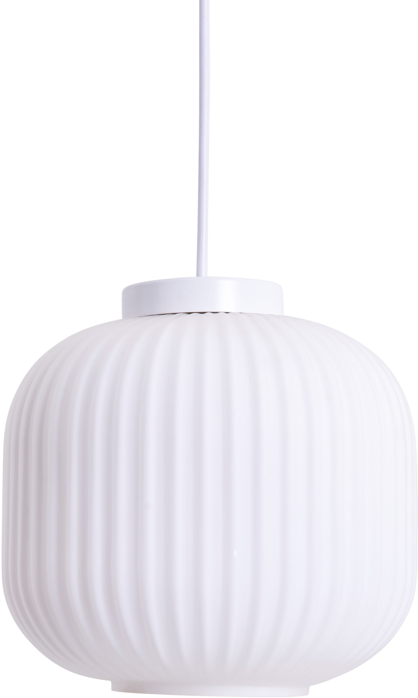 näve Pendelleuchte »Geneva«, 1 flammig, Leuchtmittel E27 | Leuchtmittel wechselbar, Pendelleuchte,Milch-Glas weiß, 1xE27 max.40W