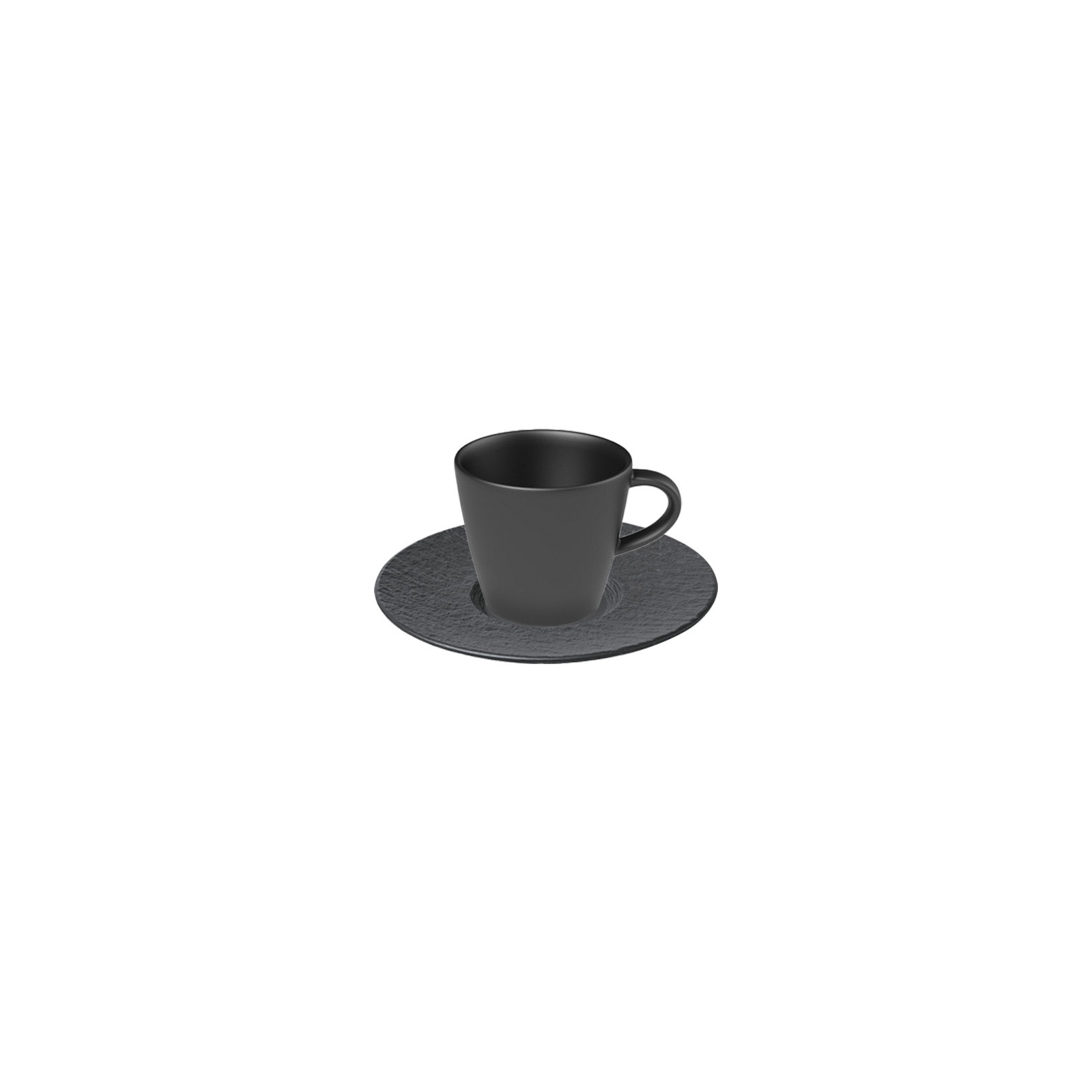 Villeroy & Boch Tasse »Kaffee Set Manufacture Rock 150 ml 6er Set schwarz«