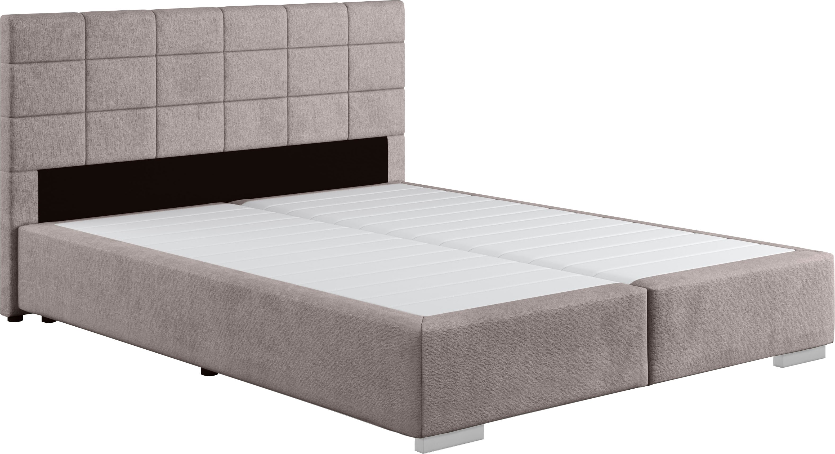 COTTA Boxspringbett "Simba in verschiedenen Farben und Breiten erhältlich, ohne Matratze" Bezugsstoff: Struktur fein