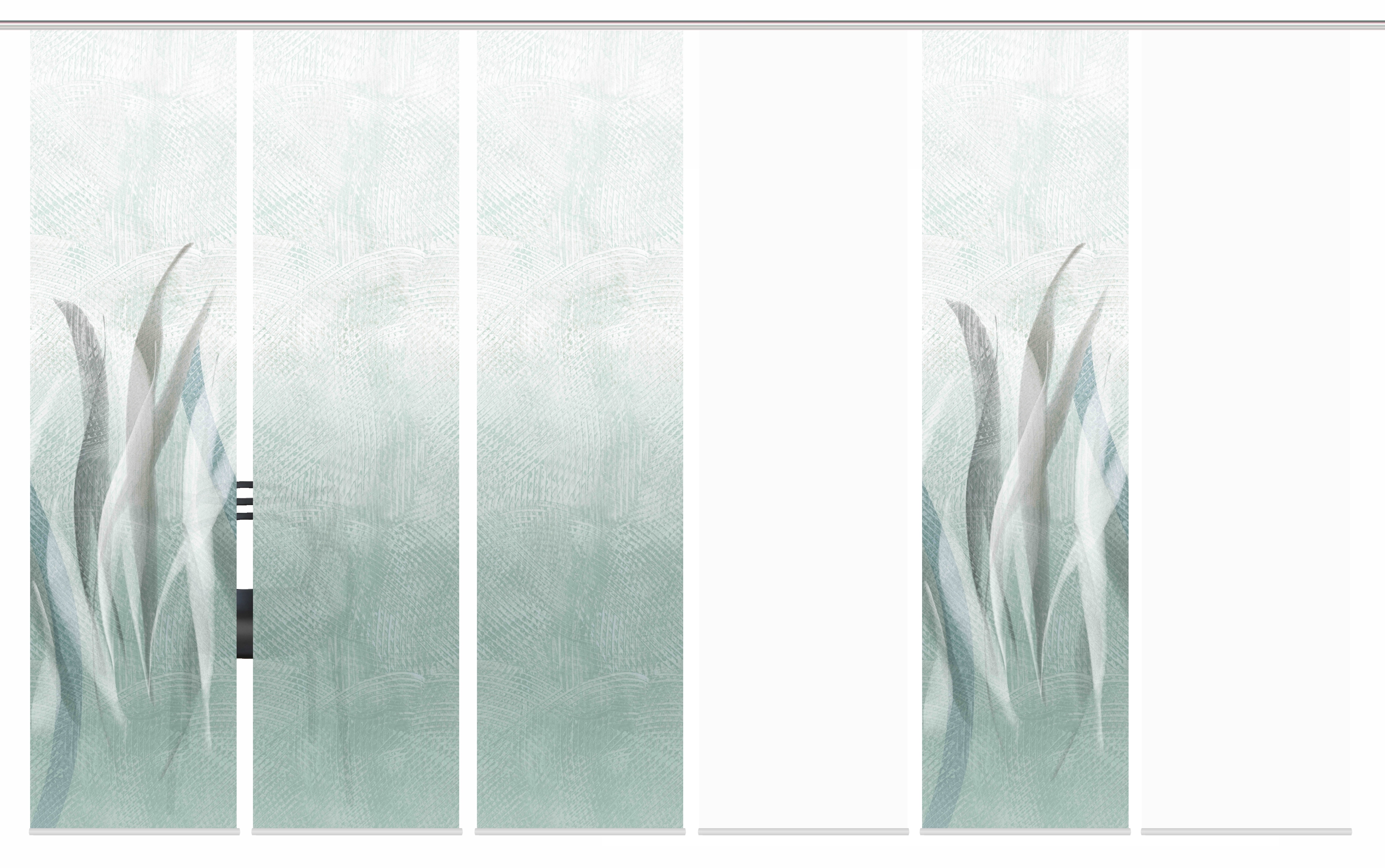 HOME WOHNIDEEN Schiebegardine "SIRALIO" Paneelwagen 6 Stk. tlg. SCHIEBEVORH günstig online kaufen