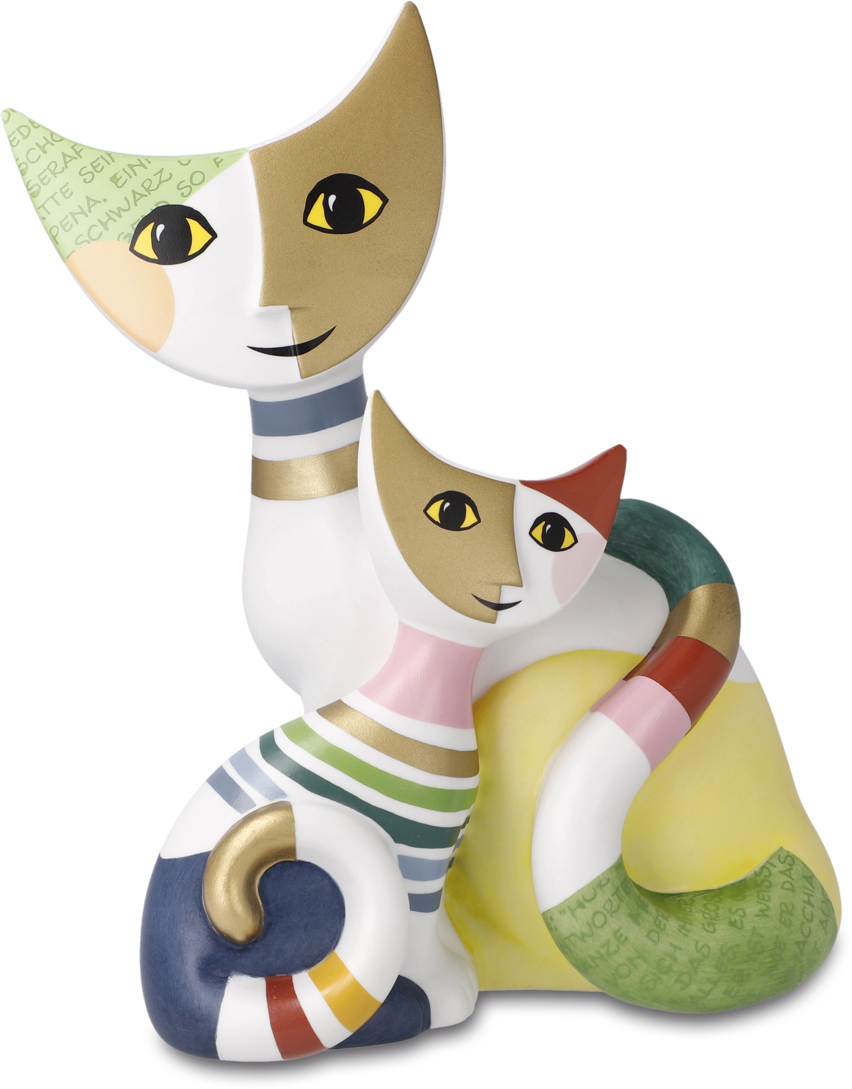 Goebel Sammelfigur »Figur Rosina Wachtmeister - "Macchia e Giro"«, Katzen-Duo