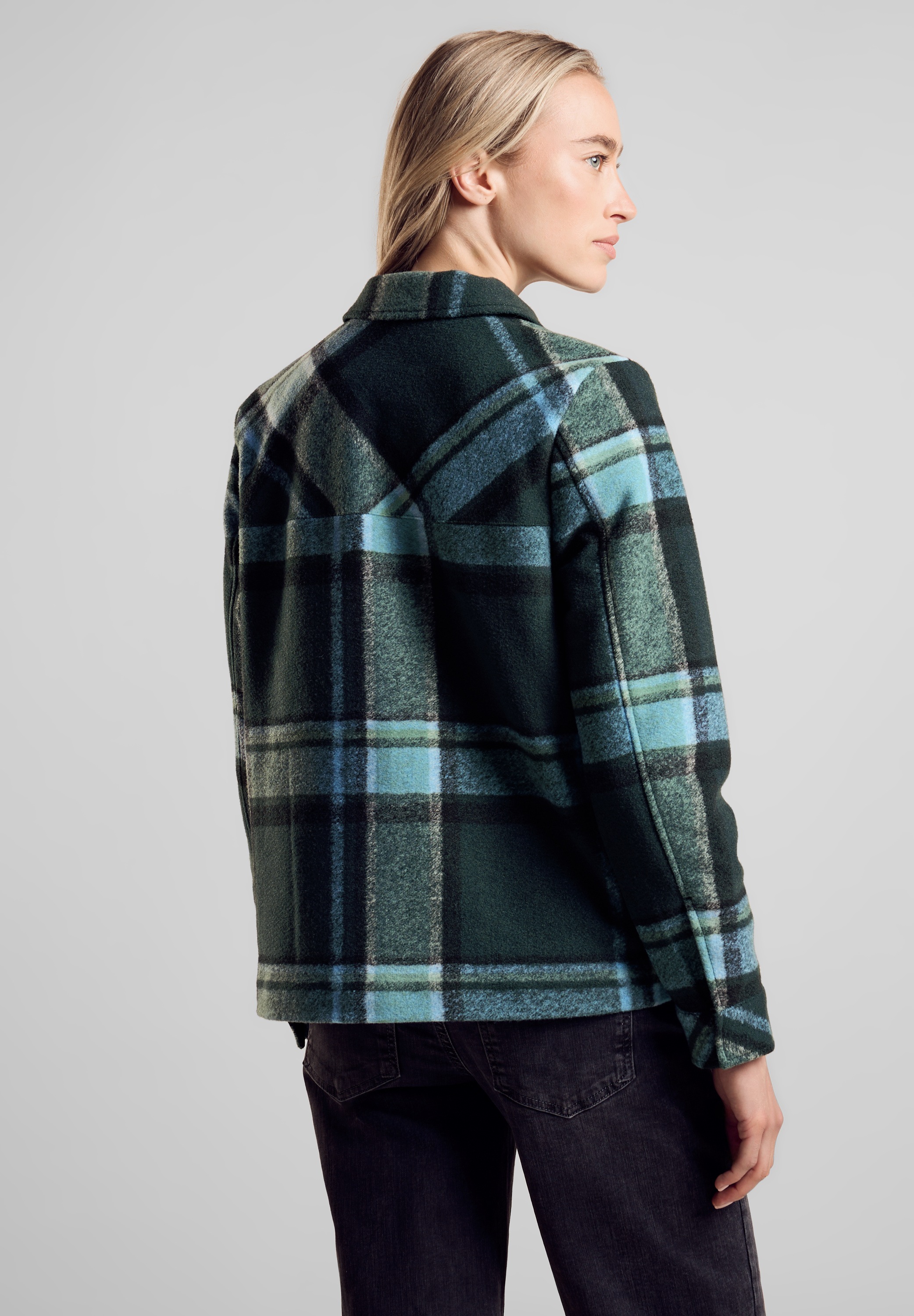 STREET ONE Kurzjacke, ohne Kapuze, mit Knopfleiste