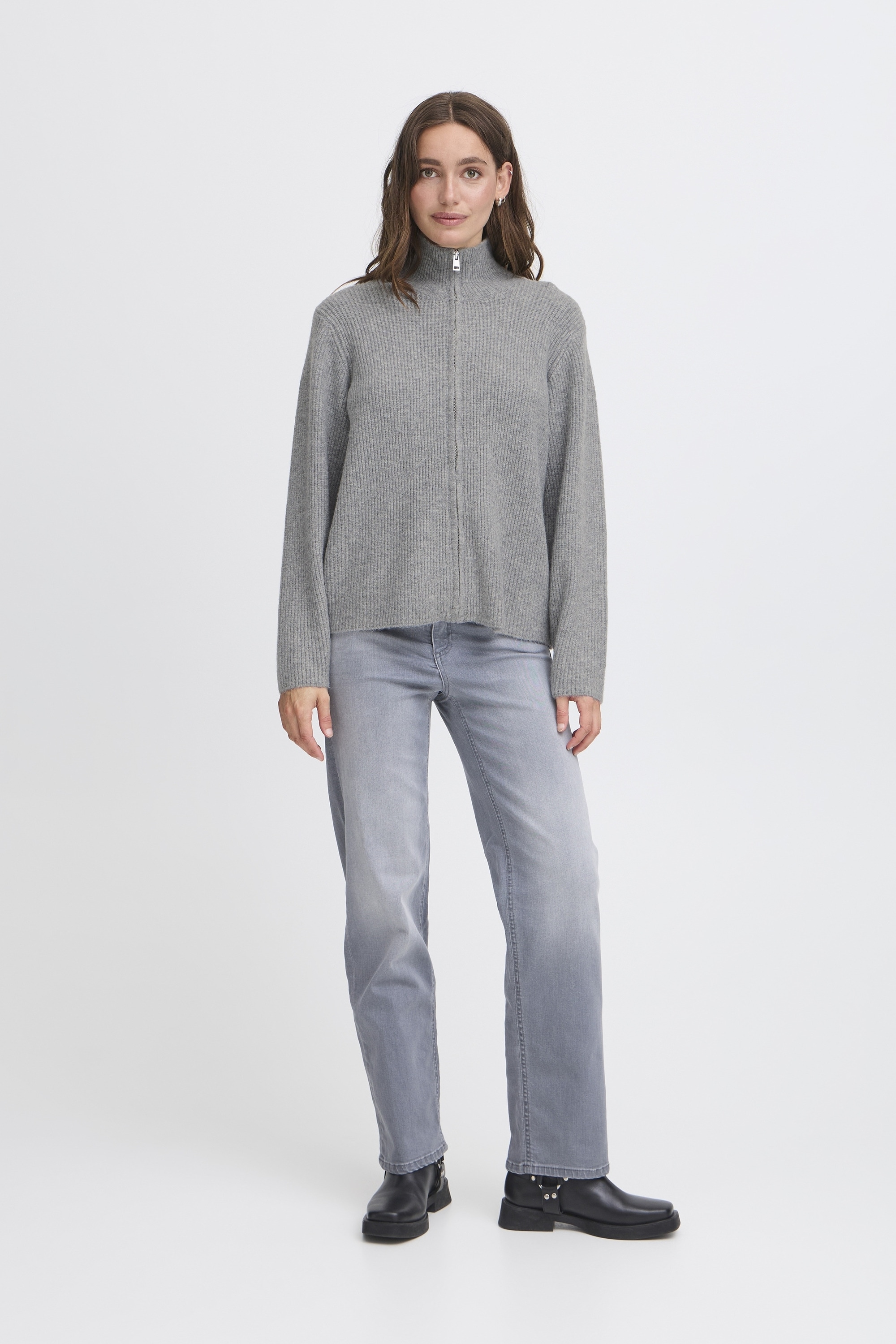 Ichi Strickjacke »Langarm IHDUCIE«