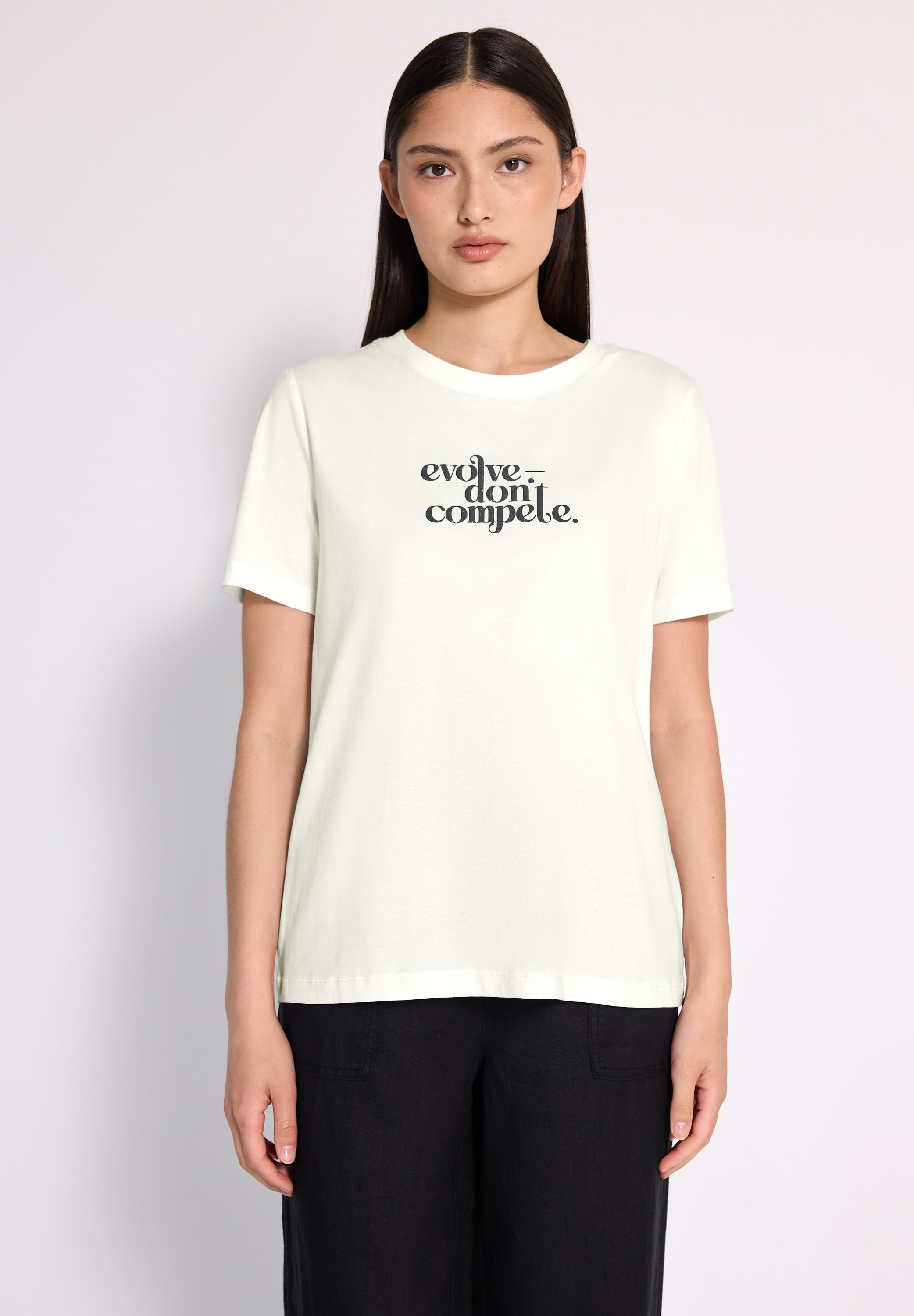 STREET ONE STUDIO T-Shirt, aus reiner Baumwolle günstig online kaufen