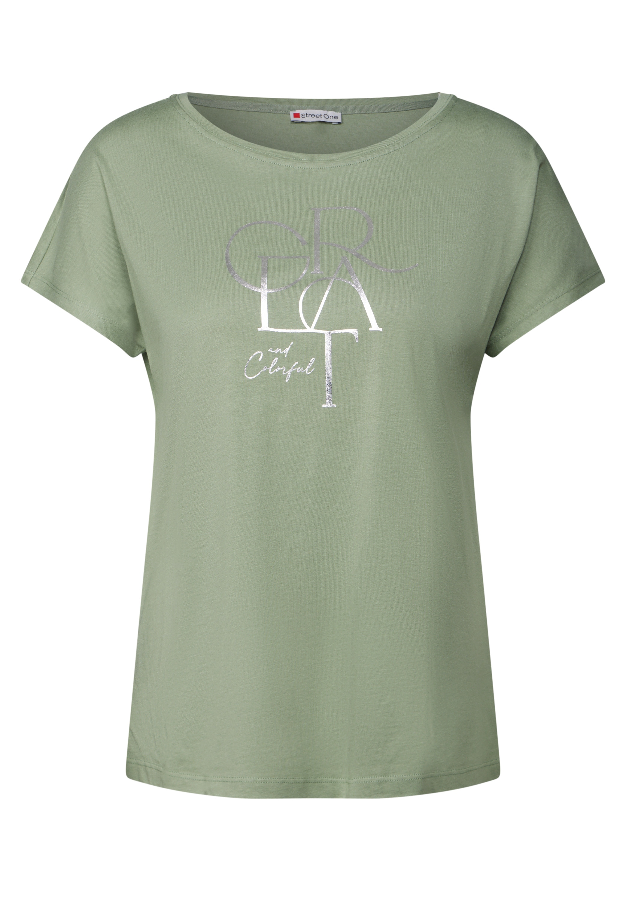 STREET ONE T-Shirt, im soften Baumwoll-Mix
