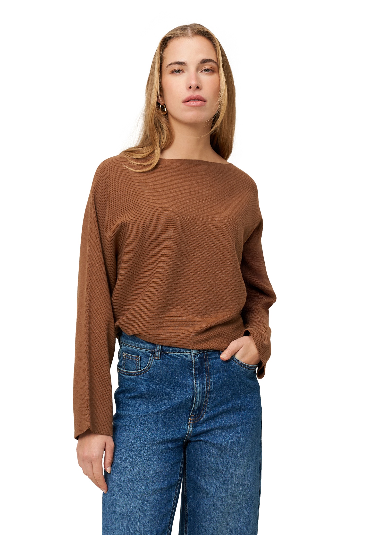 Zero Strickpullover "Damen mit U-Bootausschnitt" 1 tlg. Plain/ohne Details günstig online kaufen