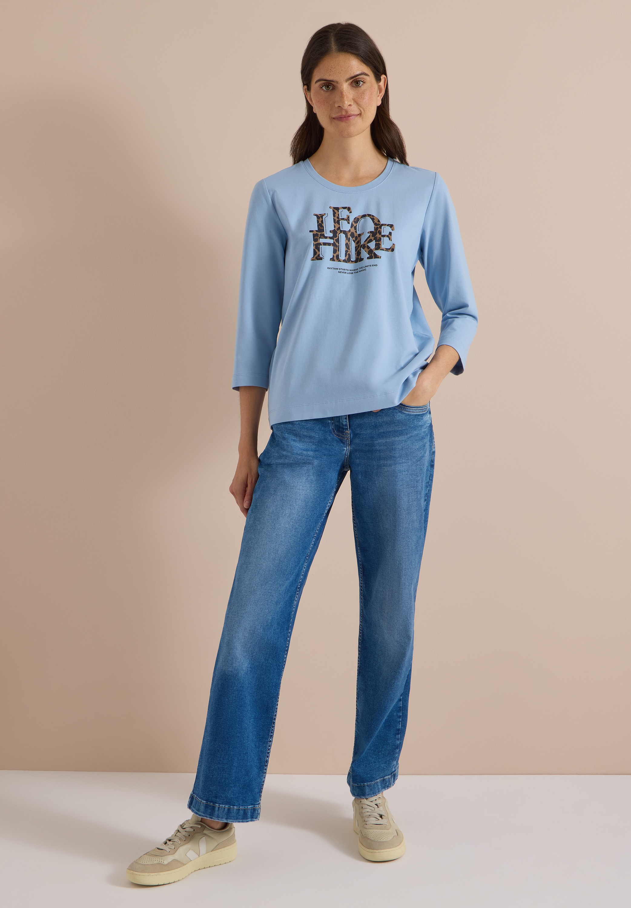 Cecil 3/4-Arm-Shirt mit 3/4 Ärmeln