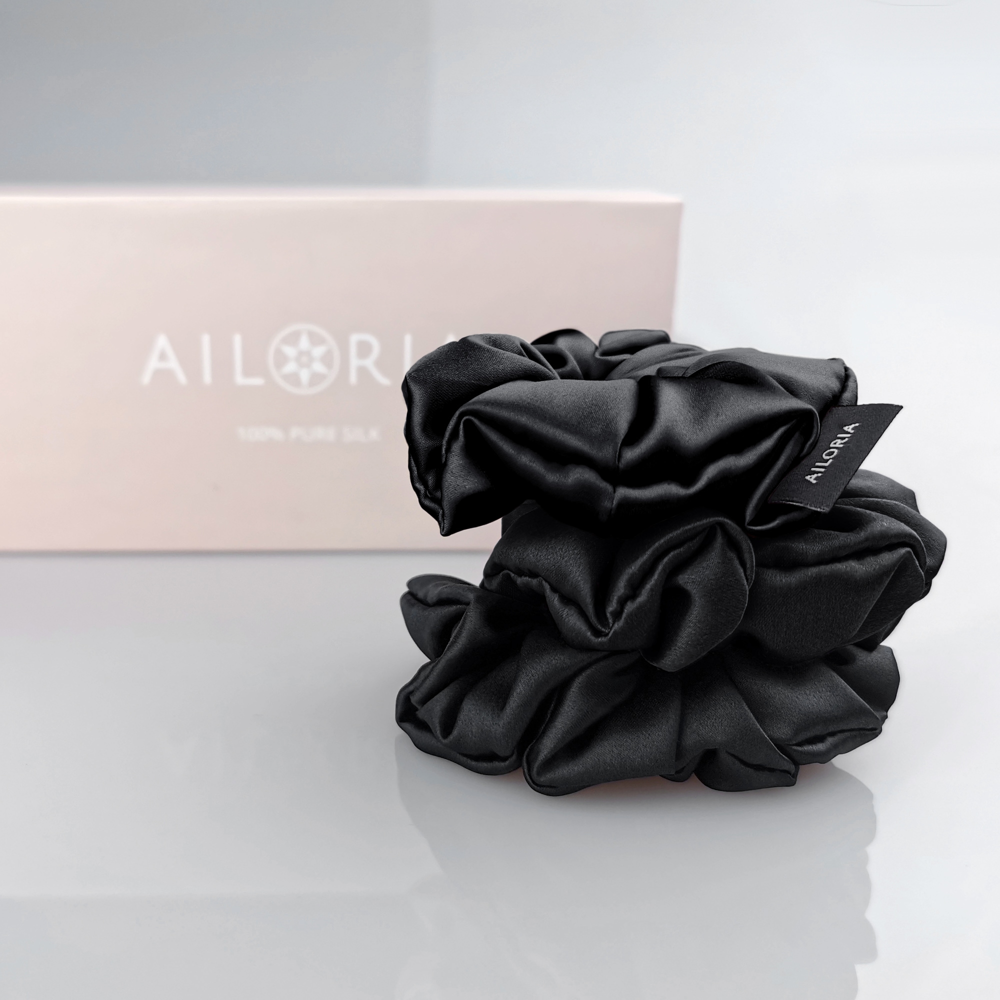AILORIA Diadem »Set 3 Scrunchies M aus Seide DOUX«