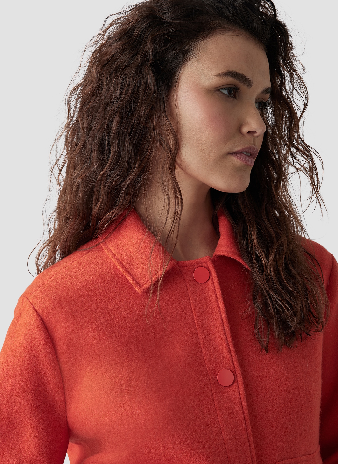 LeComte Blouson »LeComte Kurzjacke in leuchtendem Orange für einen trendigen Look«