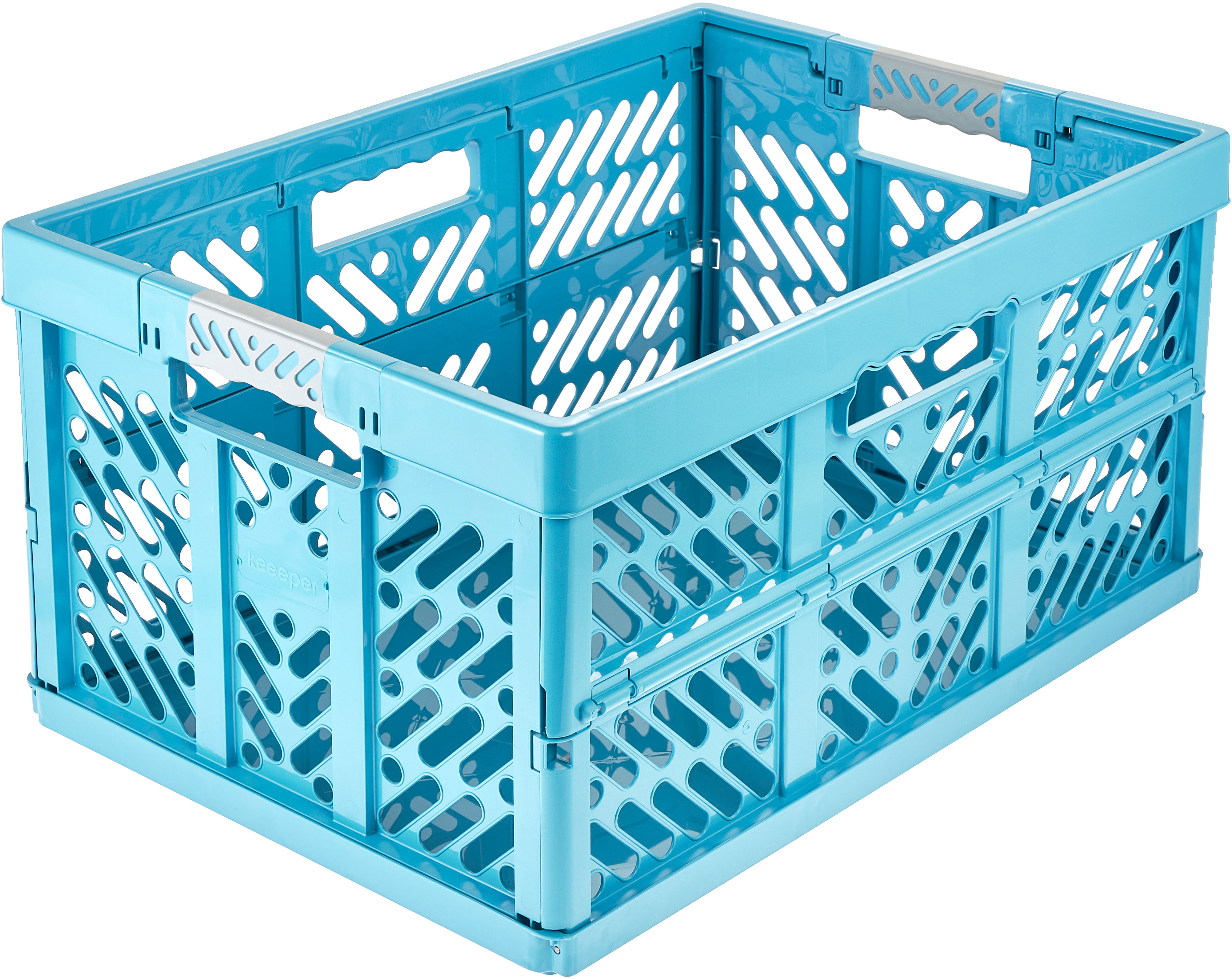 keeeper Klappbox "ben eco, Profi-Klappbox mit Softgriffen, 54 x 37 x 28 cm, 45 l" Soft-Touch-Griffe, zusammenklappbar