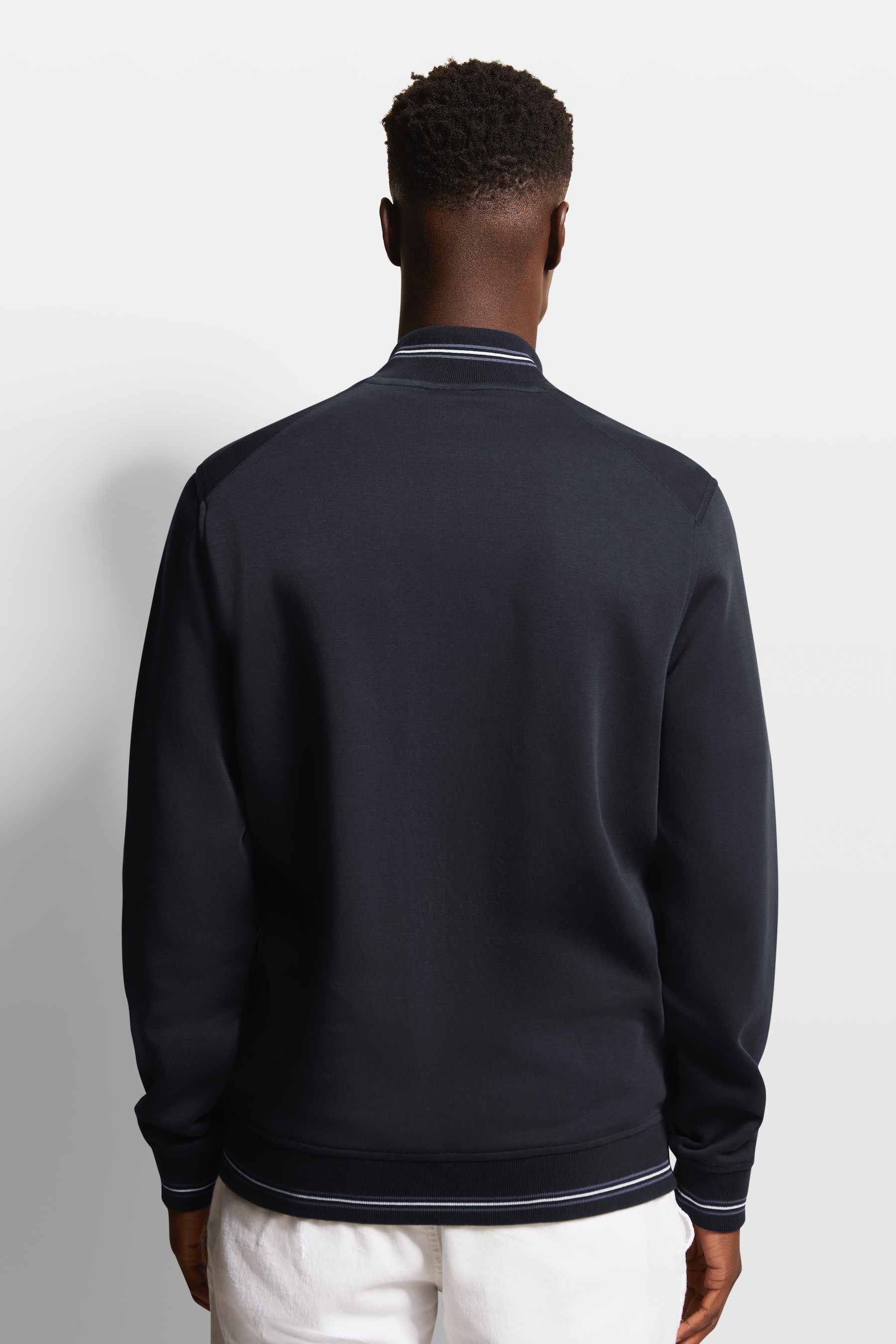 bugatti Sweatshirt, mit Collegekragen