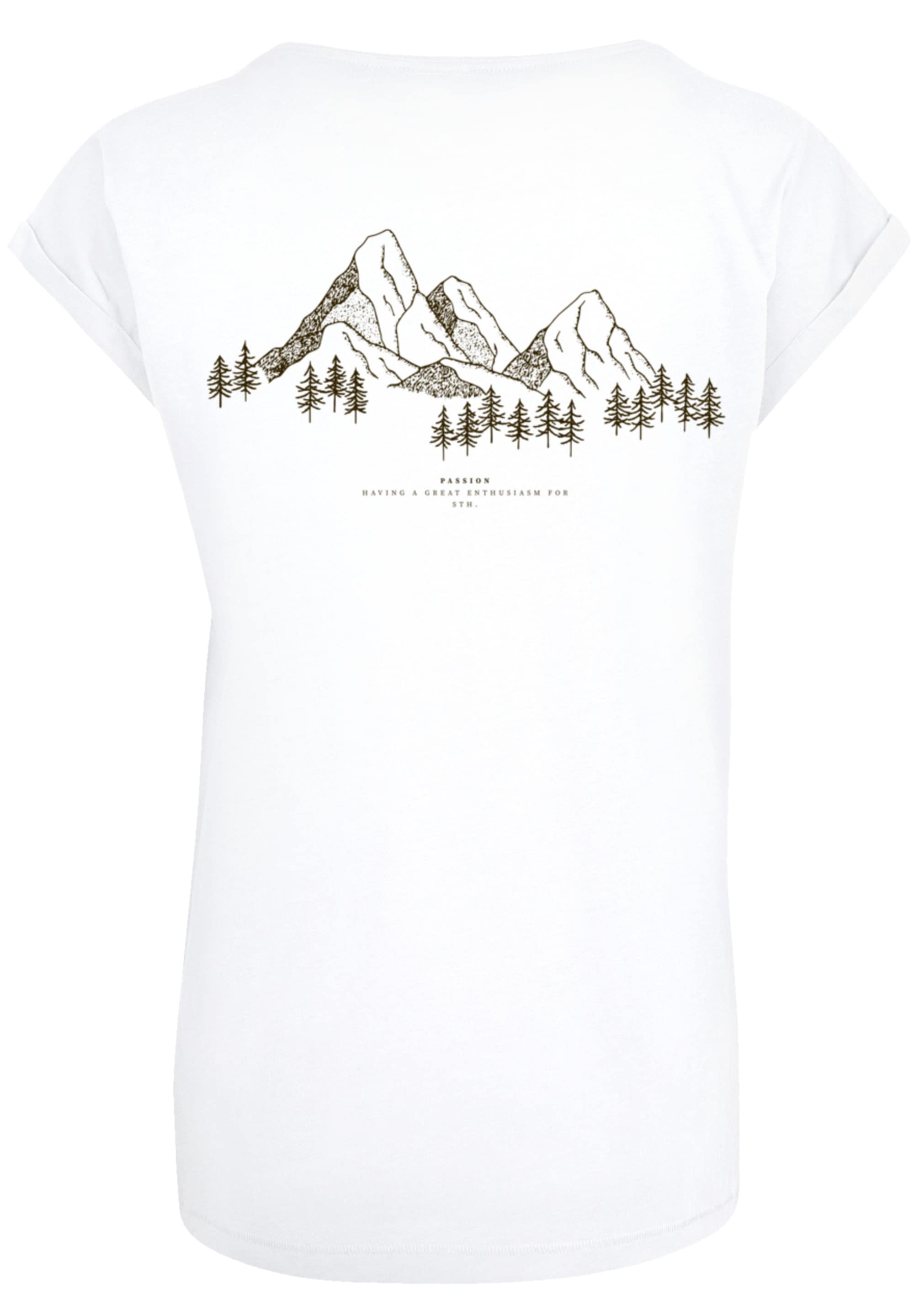 Print | Berge«, BAUR kaufen »PLUS T-Shirt SIZE F4NT4STIC Mountain