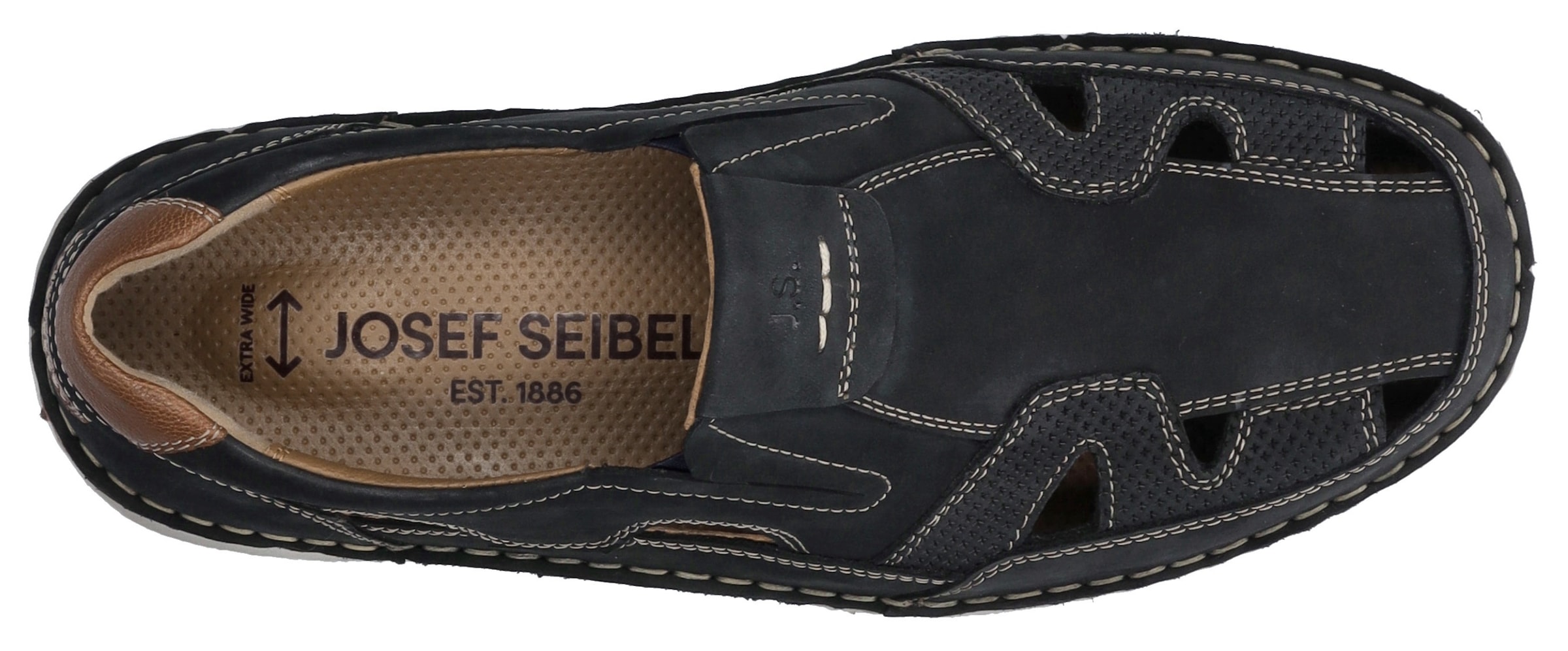 Josef Seibel Slipper »Anvers 77«, Bäcker Sandale, Komfortschuh mit Wechselfußbett