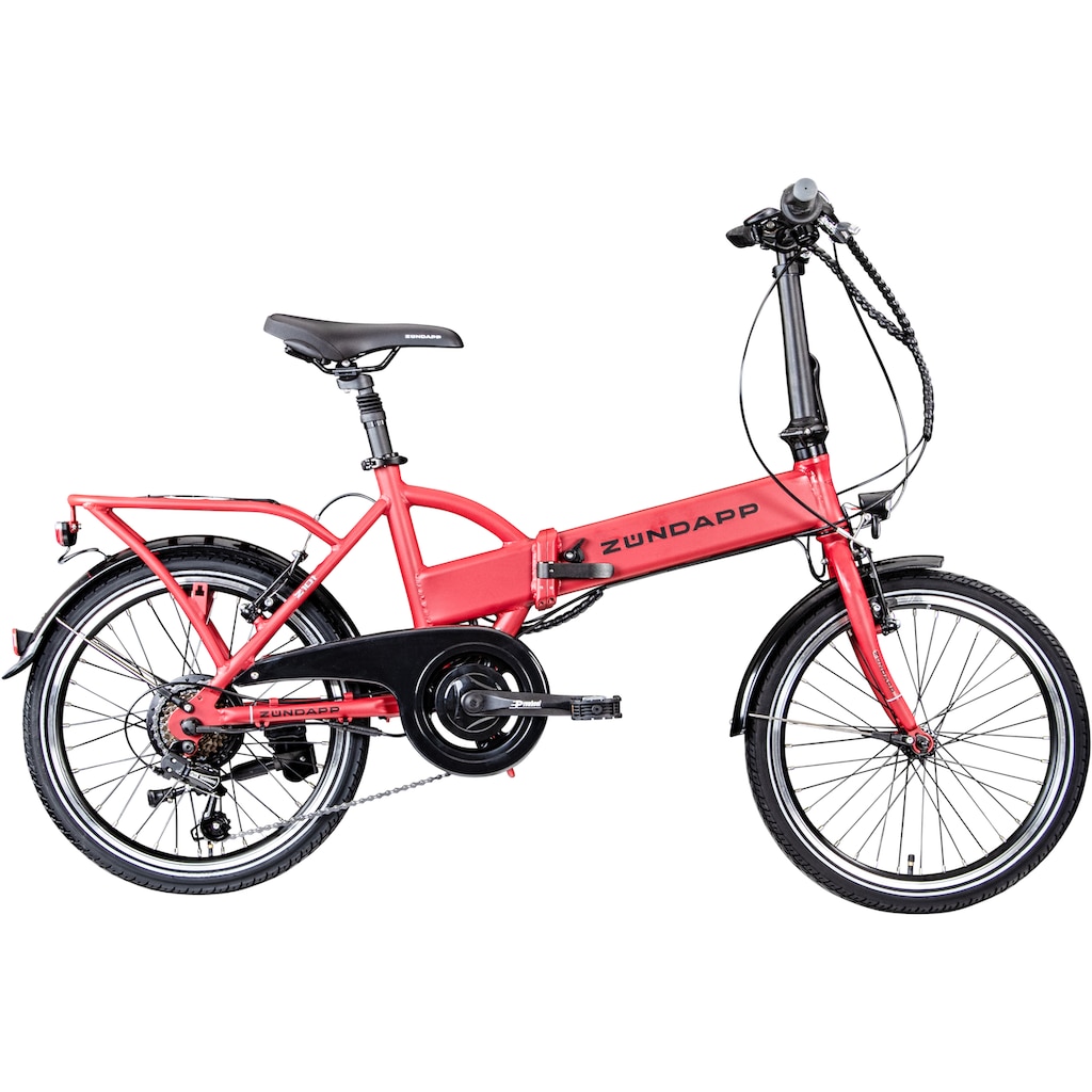 Zündapp E-Bike »Z101«, 6 Gang, Shimano, Tourney RD-TY300, Heckmotor 250 W