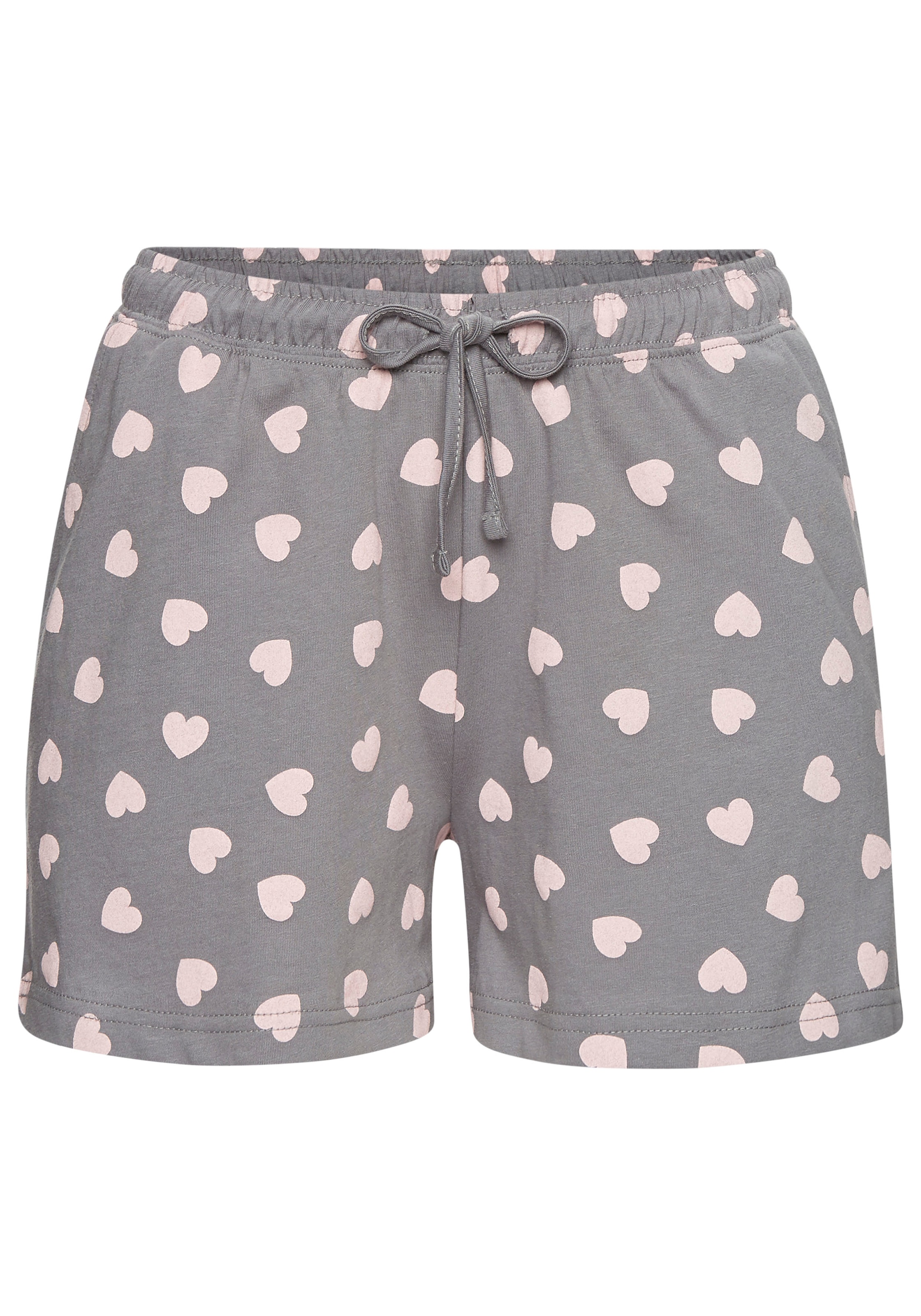 Vivance Dreams Pyjama Spar-Set, 2 Stück, 4 tlg. mit süßem Herzmuster