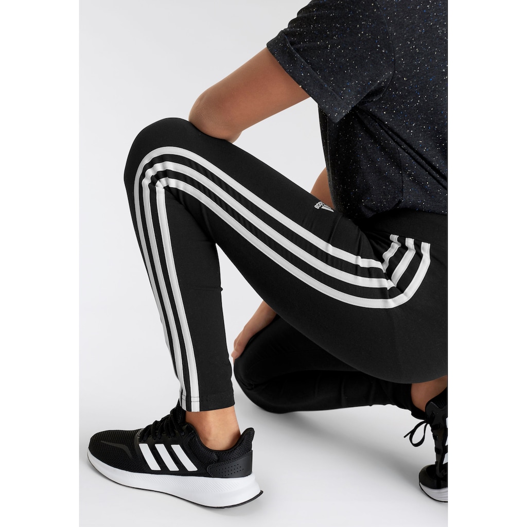 adidas Sportswear Leggings »ESSENTIALS 3-STREIFEN COTTON«, (1 tlg.)