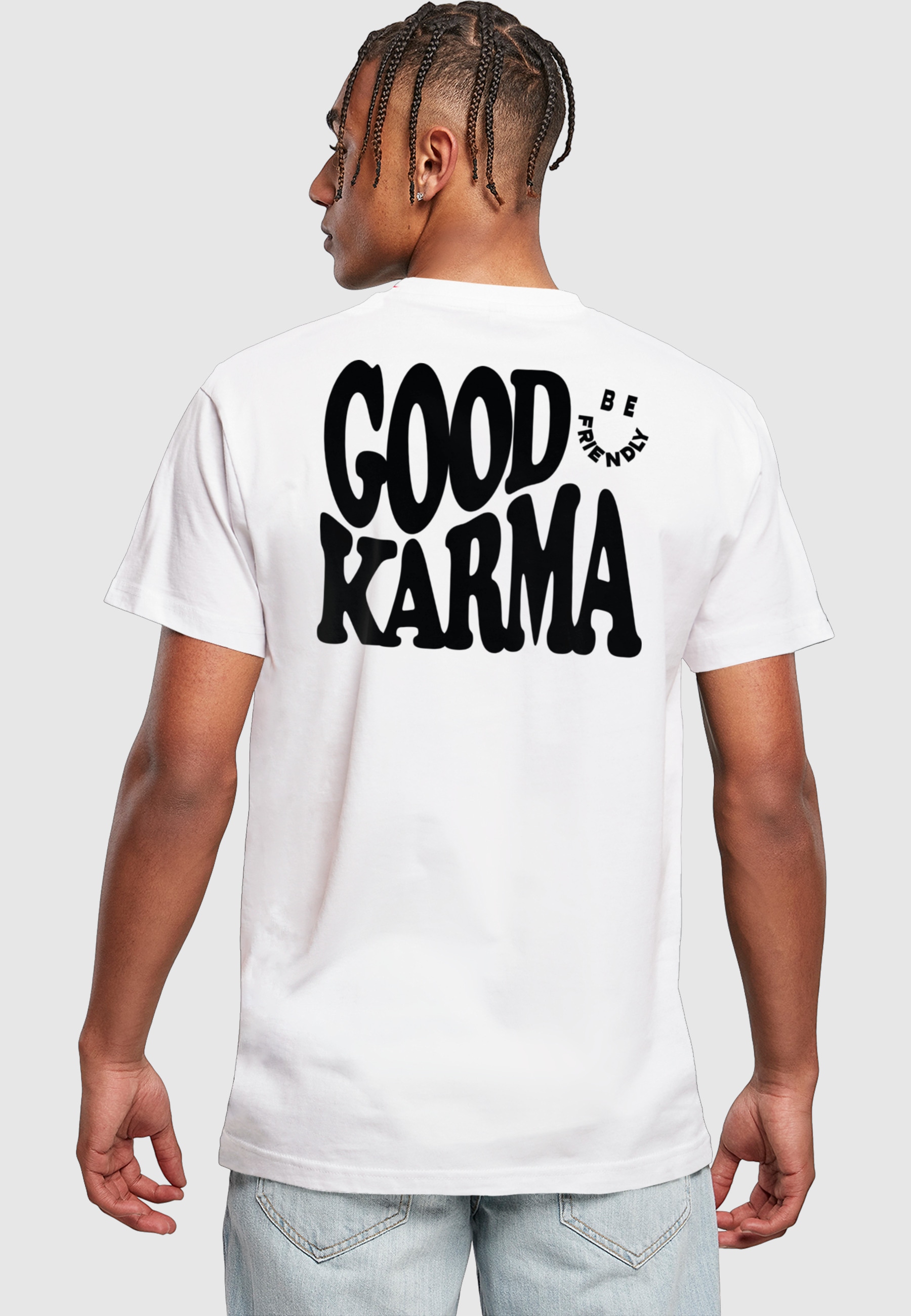 MisterTee T-Shirt »MisterTee Good Karma Friendly Tee« 1 Stk.