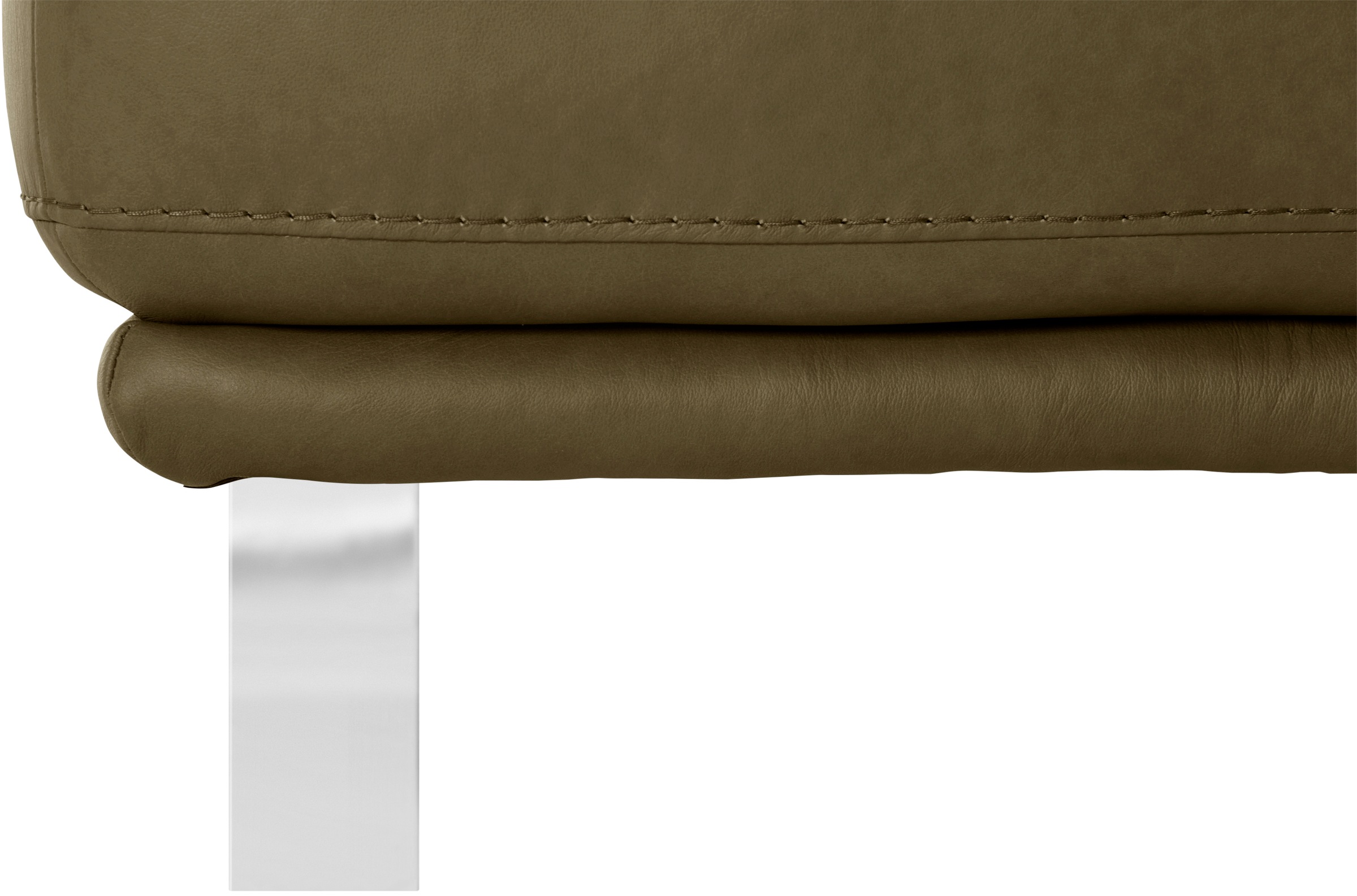W.SCHILLIG Hocker »montanaa«, mit Metallkufen in Chrom glänzend, Breite 141 cm