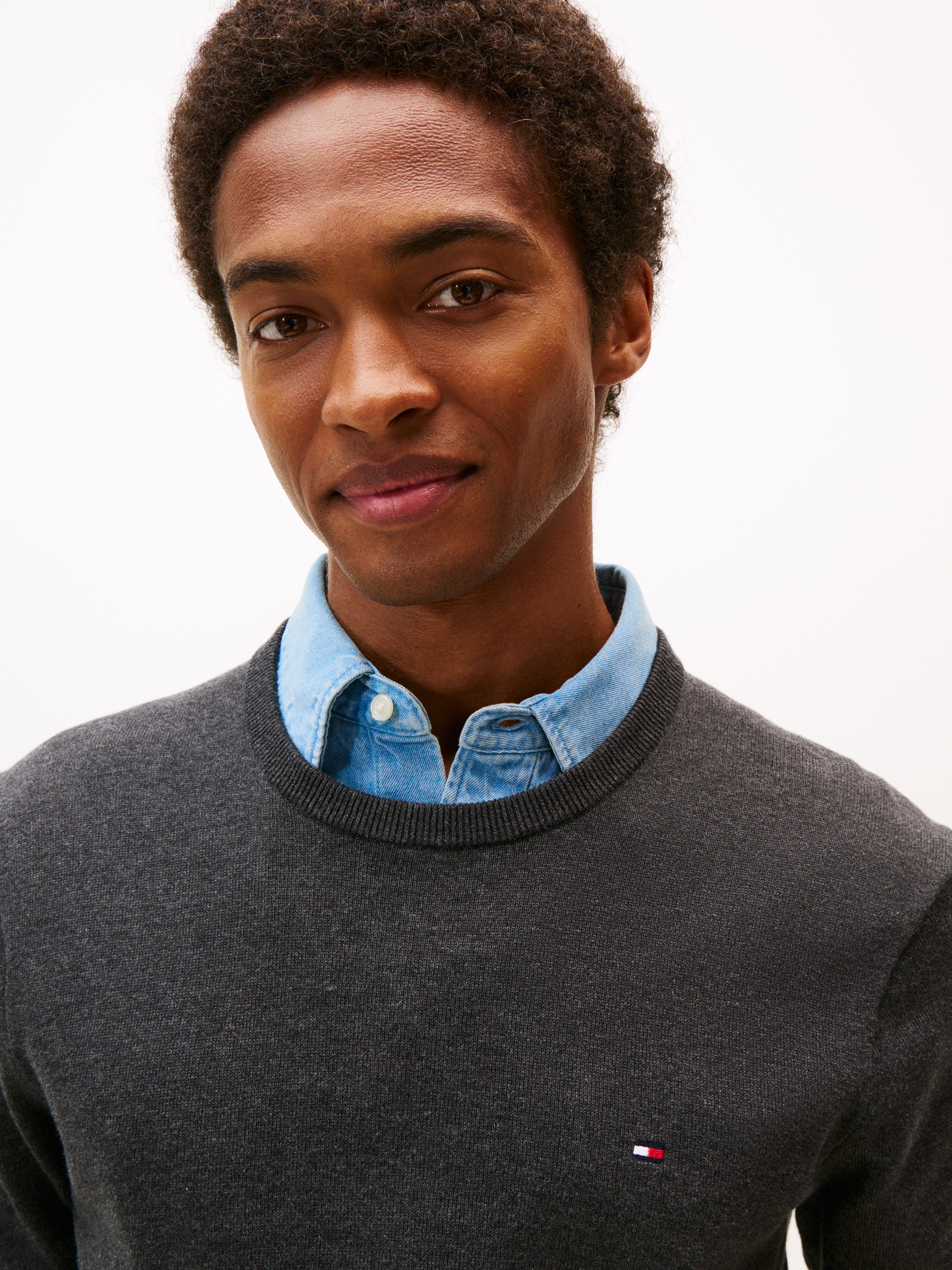 Tommy Hilfiger Rundhalspullover "ESSENTIAL COTTON" Crewneck Regular Fit Pre günstig online kaufen