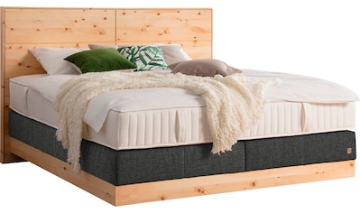 Boxspringbett »Chalet«, Grand Comfort TF 1000 PM, Zirbenholz natur geölt