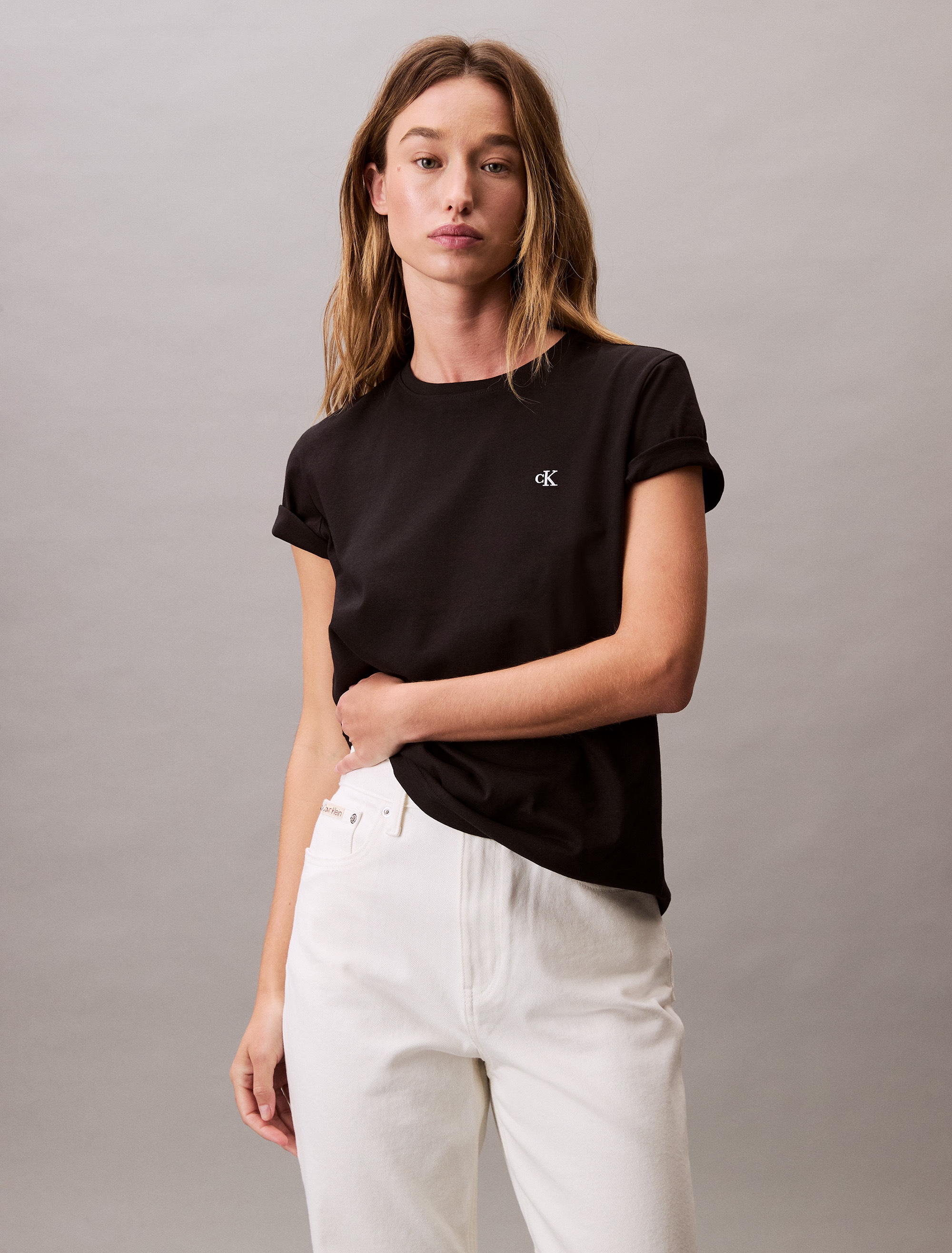 Calvin Klein Jeans T-Shirt "Archive Jersey Crew Tee EU", Mit Rundhalsaussch günstig online kaufen