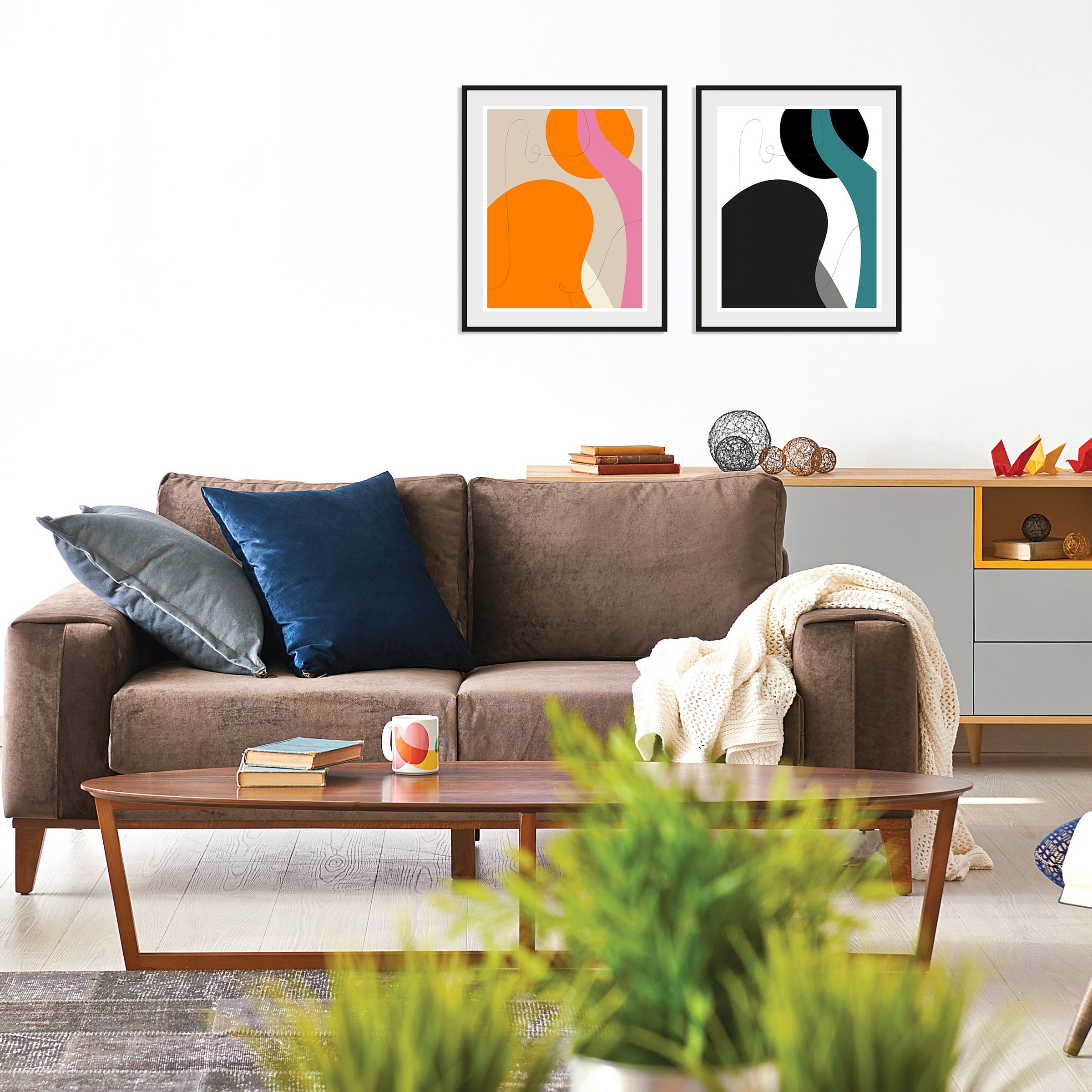 LeGer Home by Lena Gercke Bild "Denise", Abstrakt-Figuren-Kunst-Gemälde, (1 günstig online kaufen