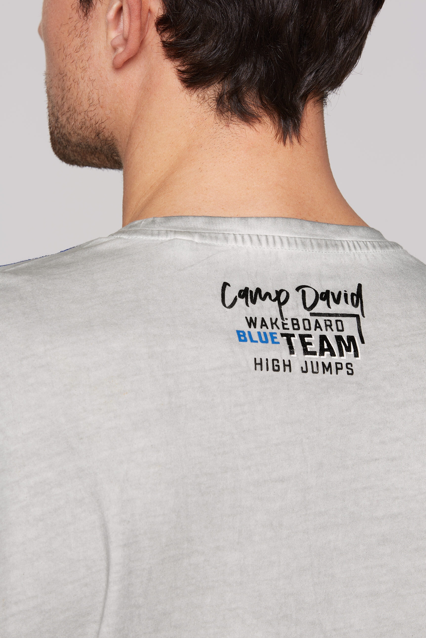 CAMP DAVID Rundhalsshirt, aus Baumwolle